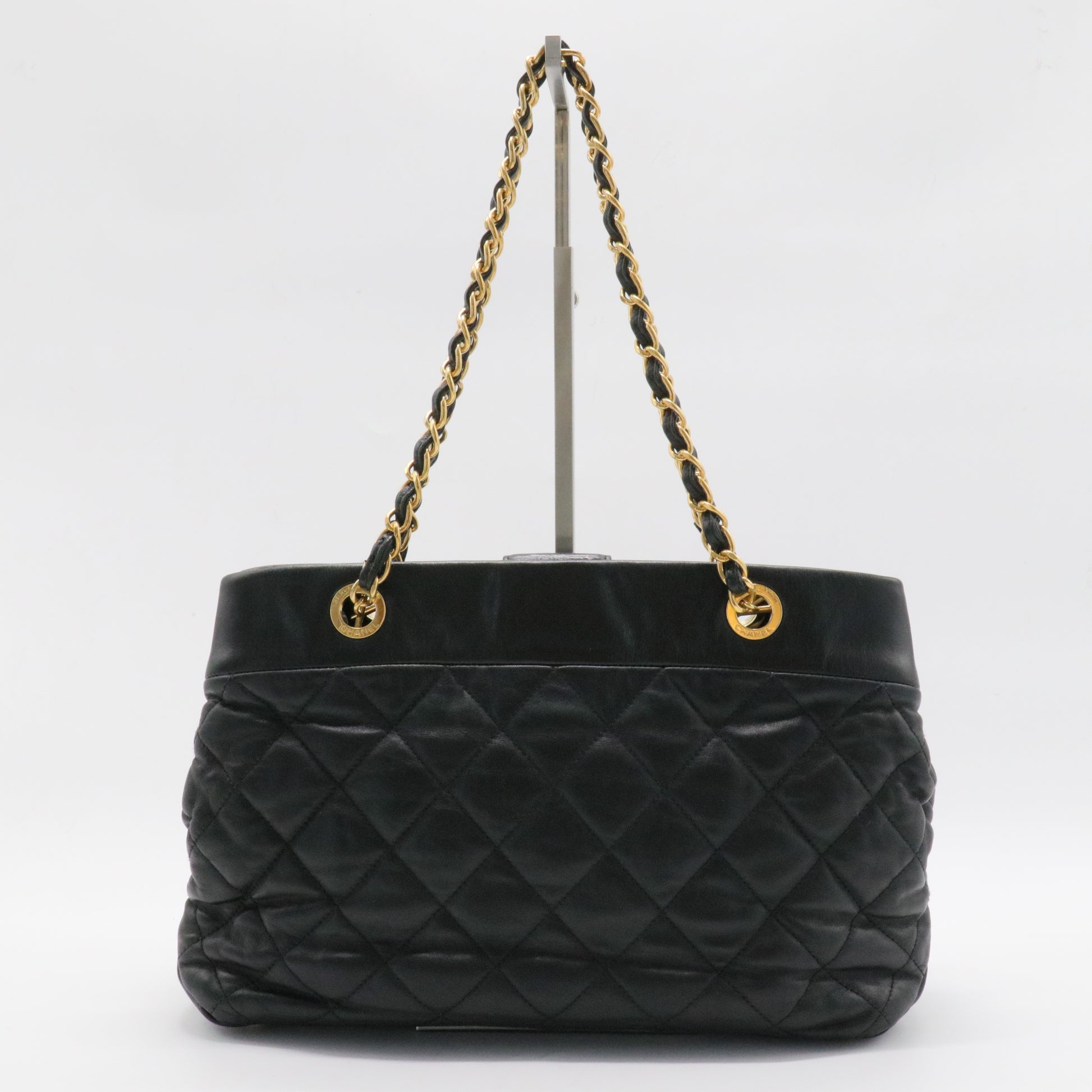 Soft Elegance Tote Quilted Distressed Calfskin Medium