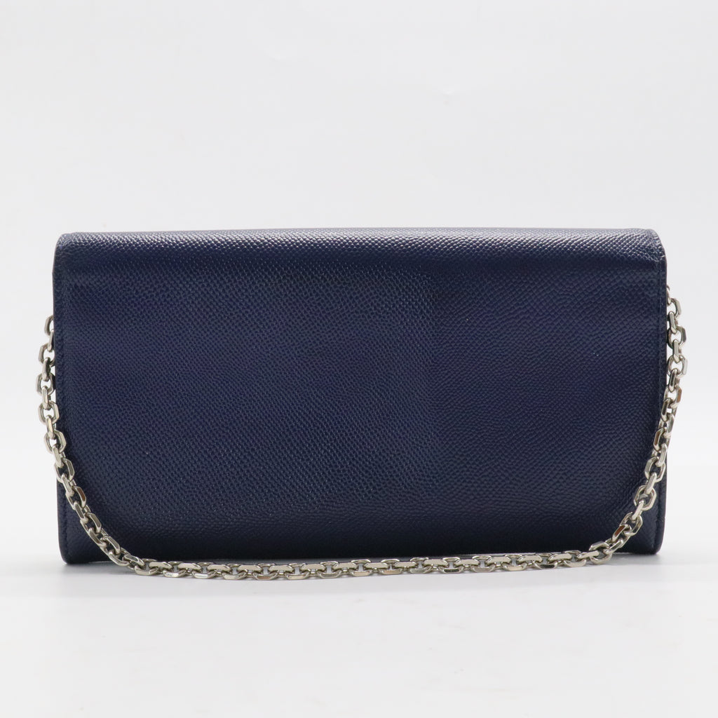 Blue Patent Leather Mania Rendez-Vous Wallet