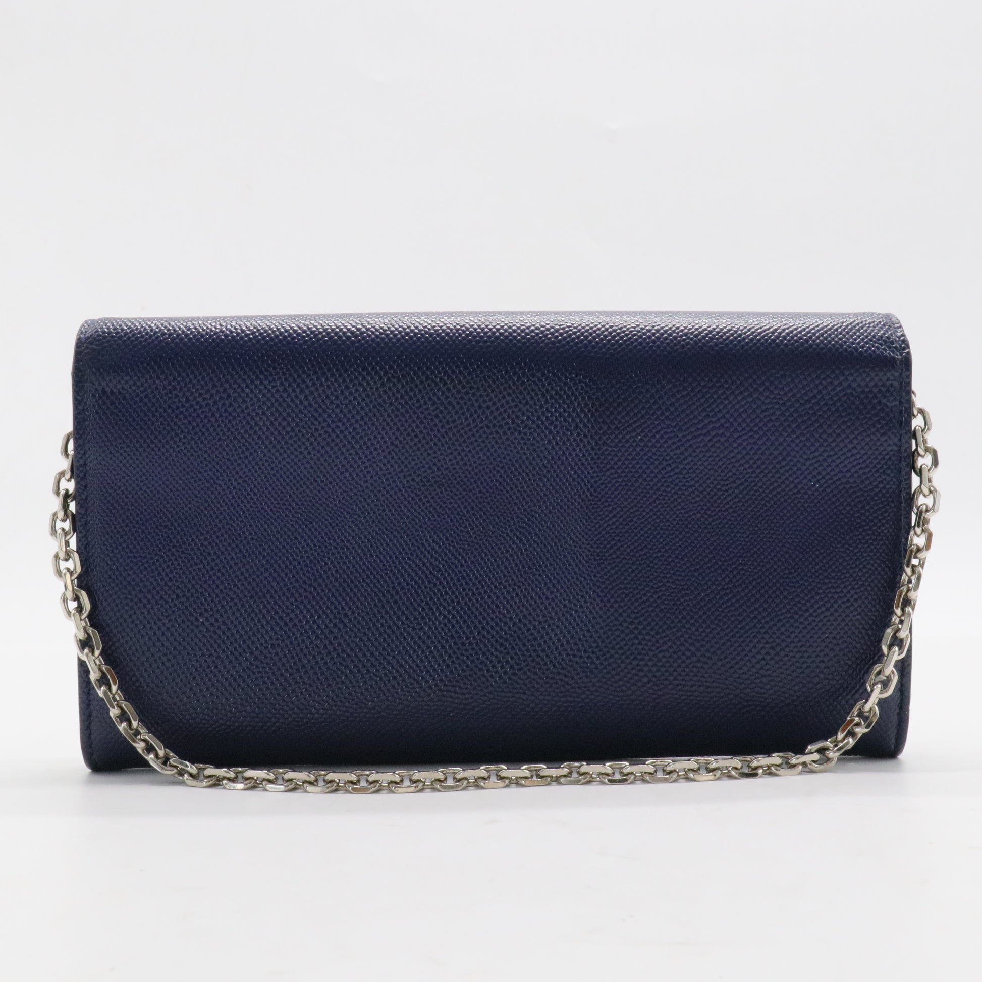 Blue Patent Leather Mania Rendez-Vous Wallet