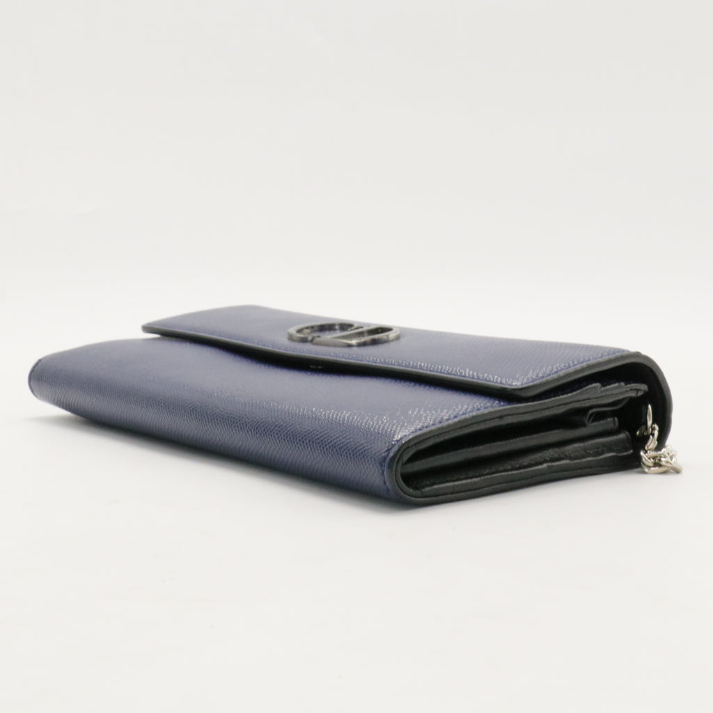 Blue Patent Leather Mania Rendez-Vous Wallet