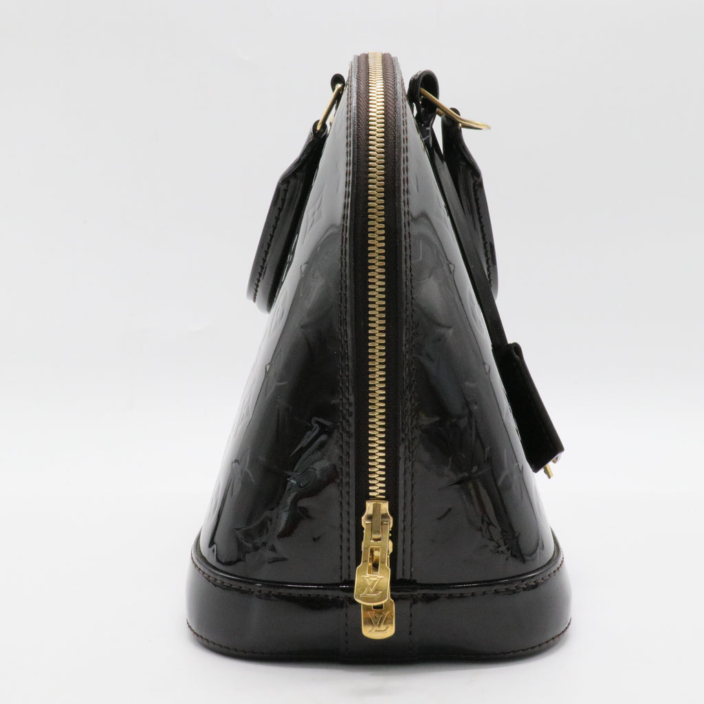 Alma Handbag Monogram Vernis PM