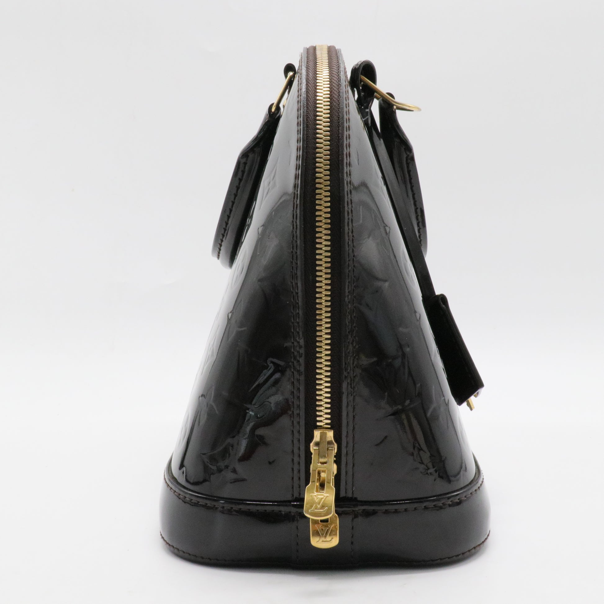 Alma Handbag Monogram Vernis PM