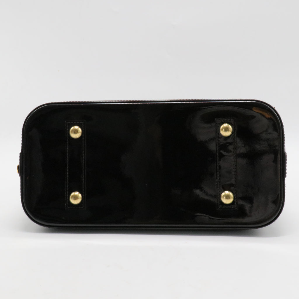 Alma Handbag Monogram Vernis PM