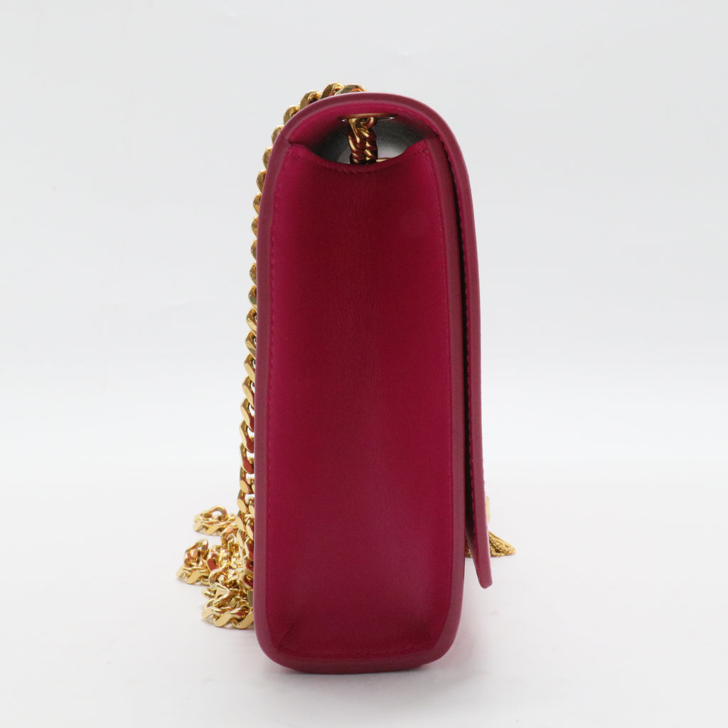 Classic Monogram Tassel Crossbody Bag Leather Medium