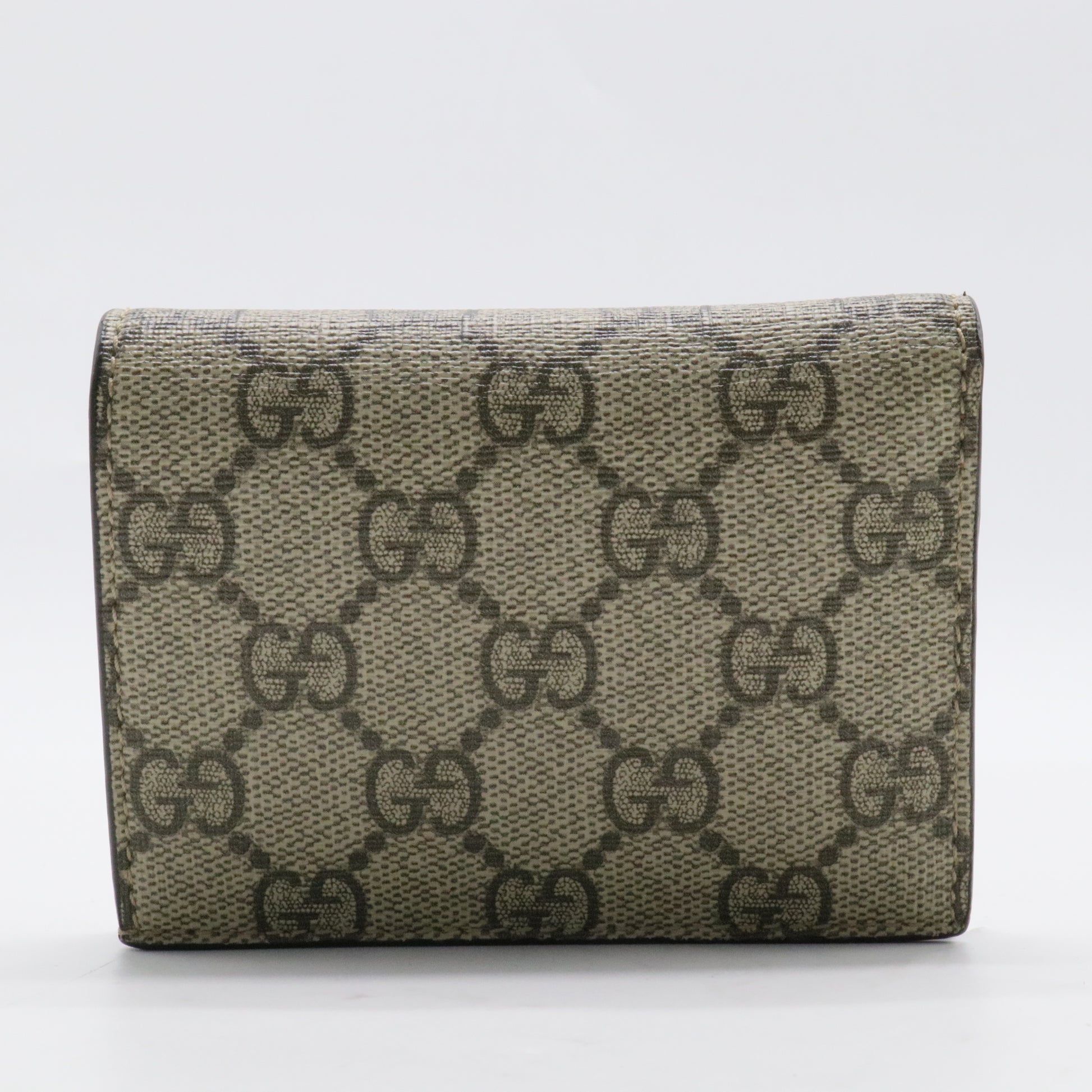 Cherries Flap Card Case Guccissima Leather