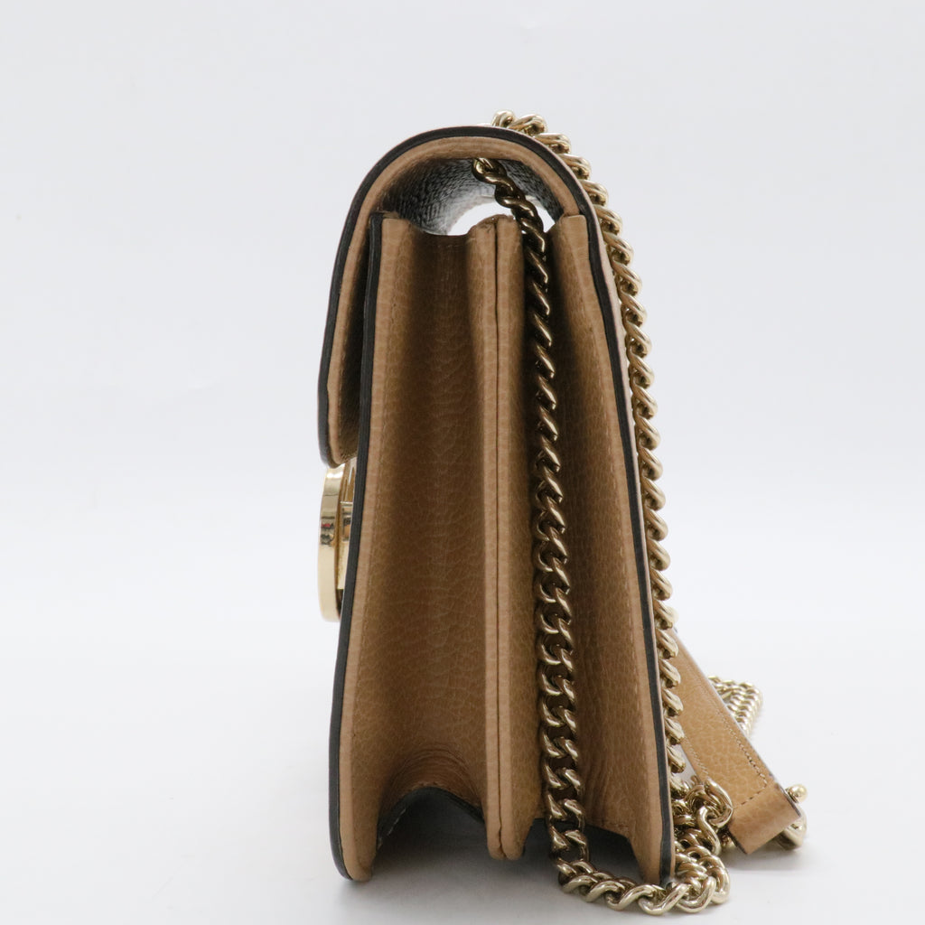 Interlocking Shoulder Bag Leather Small