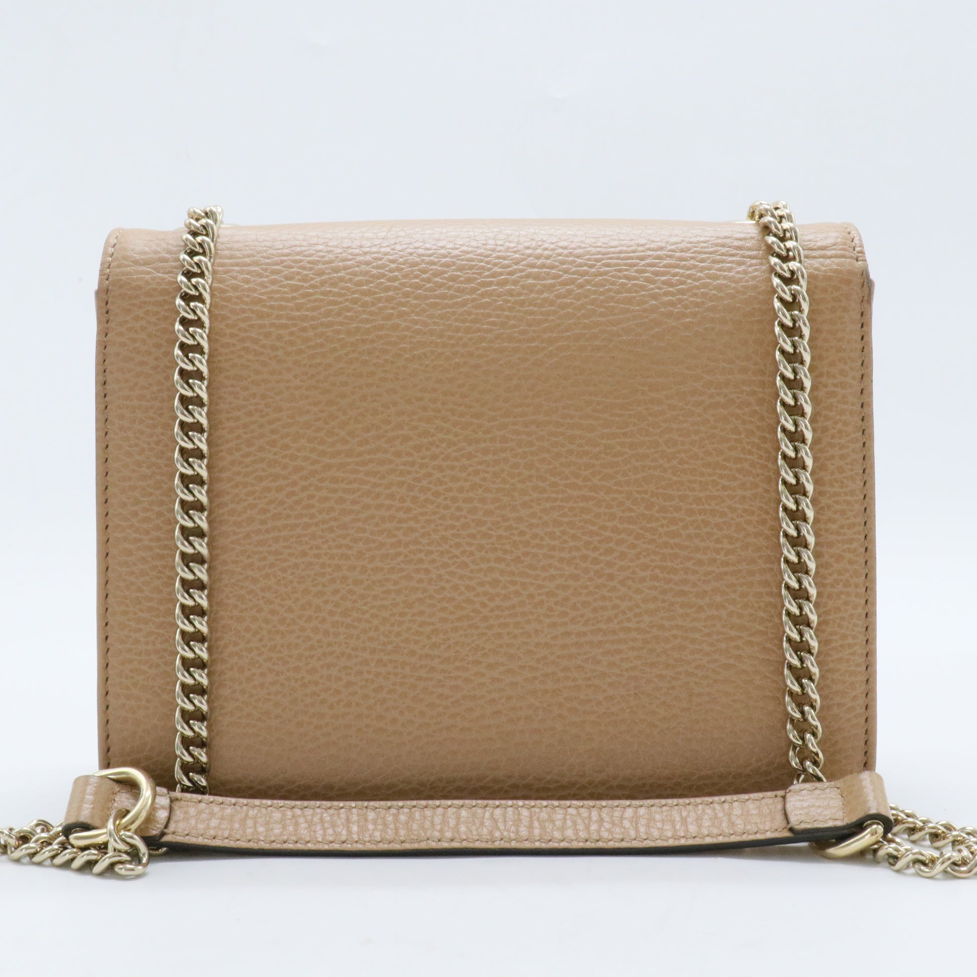 Interlocking Shoulder Bag Leather Small