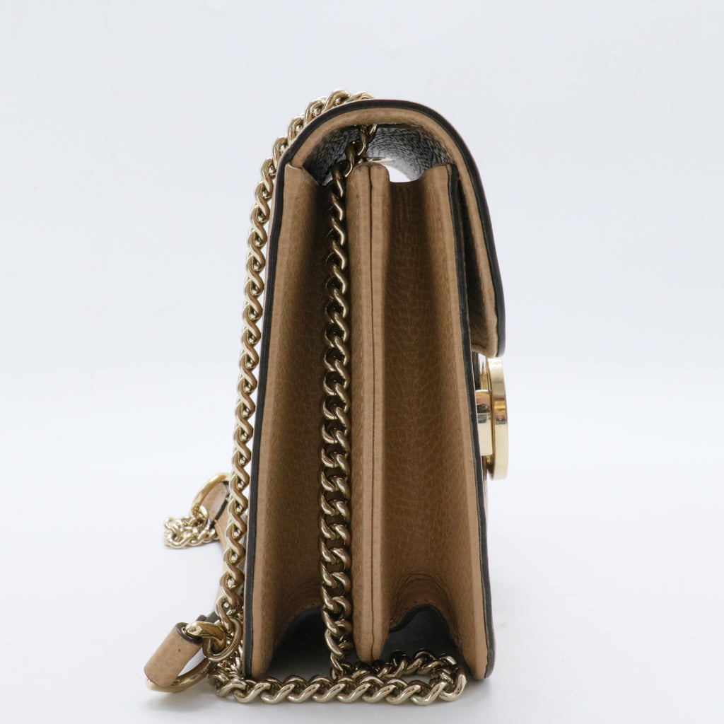 Interlocking Shoulder Bag Leather Small