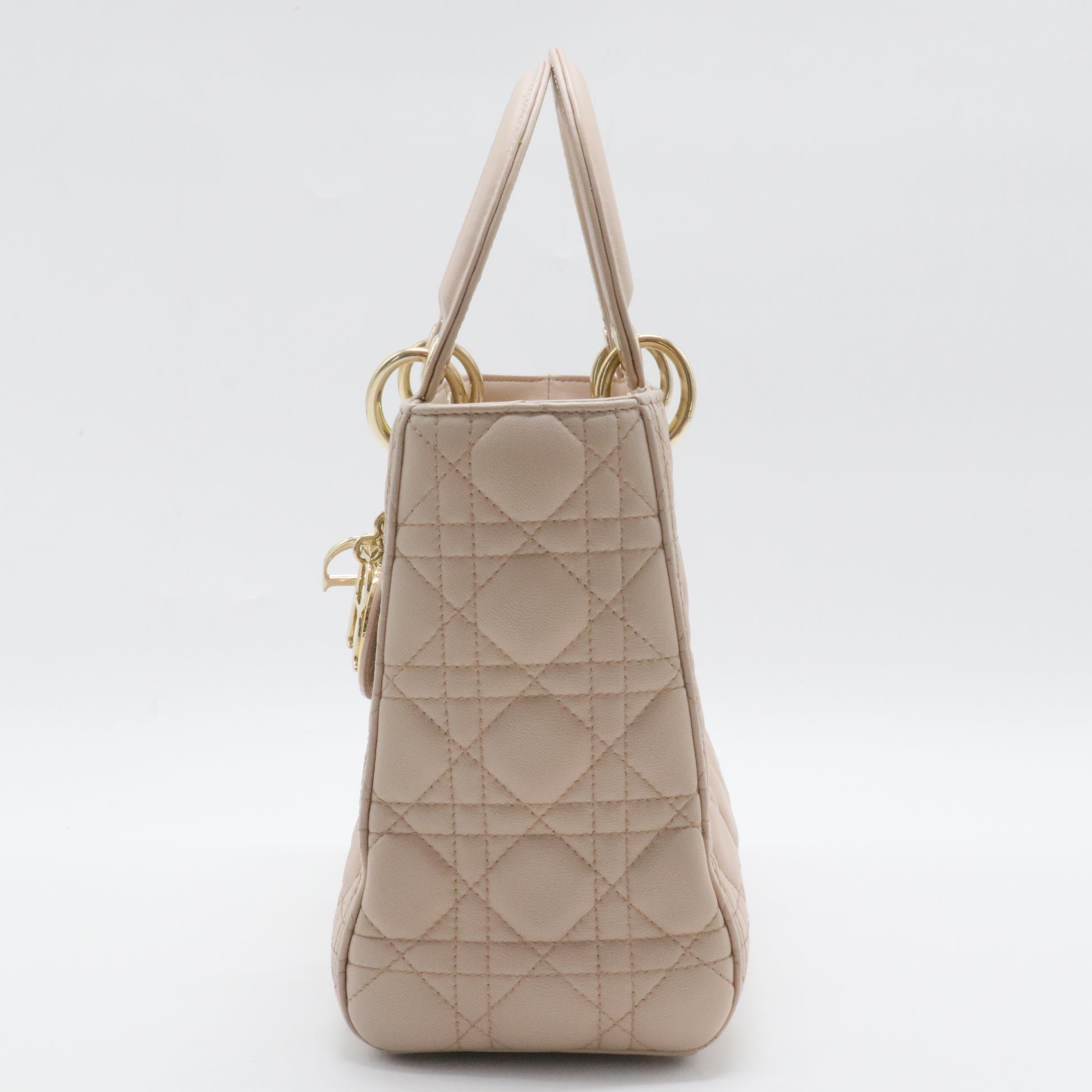 Lady Dior Bag Cannage Quilt Lambskin Medium