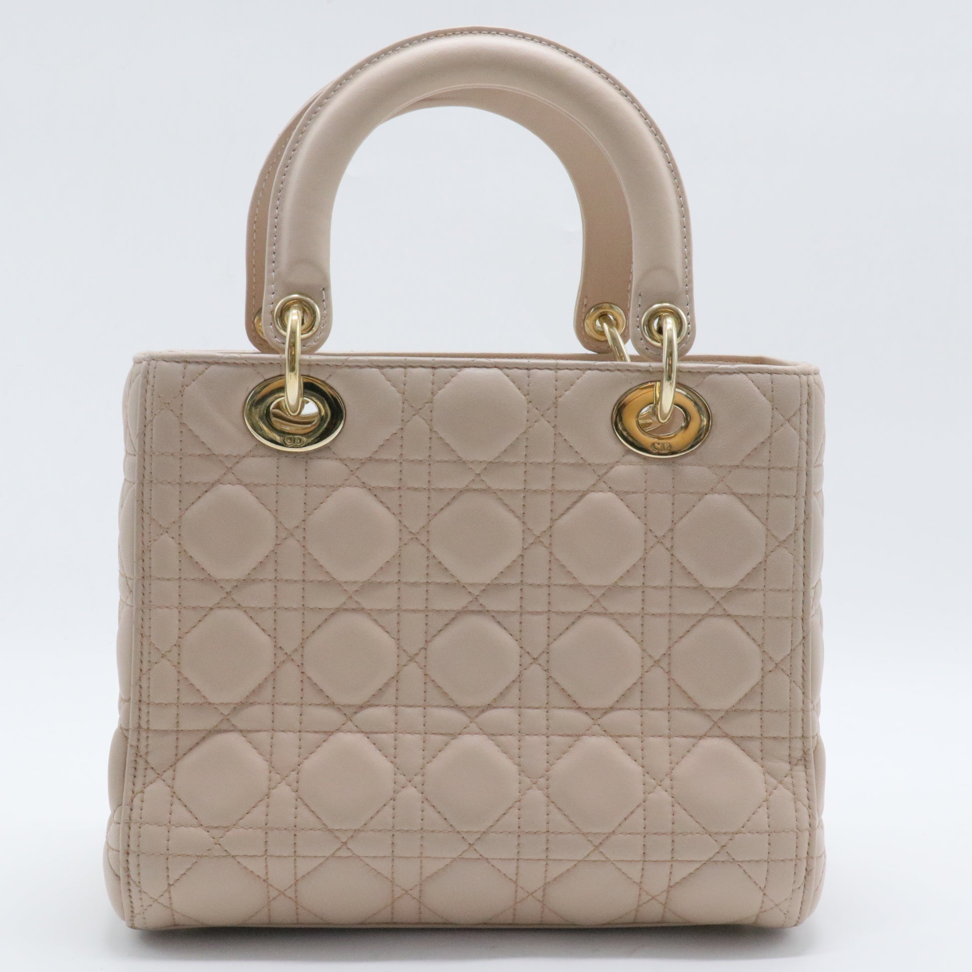 Lady Dior Bag Cannage Quilt Lambskin Medium