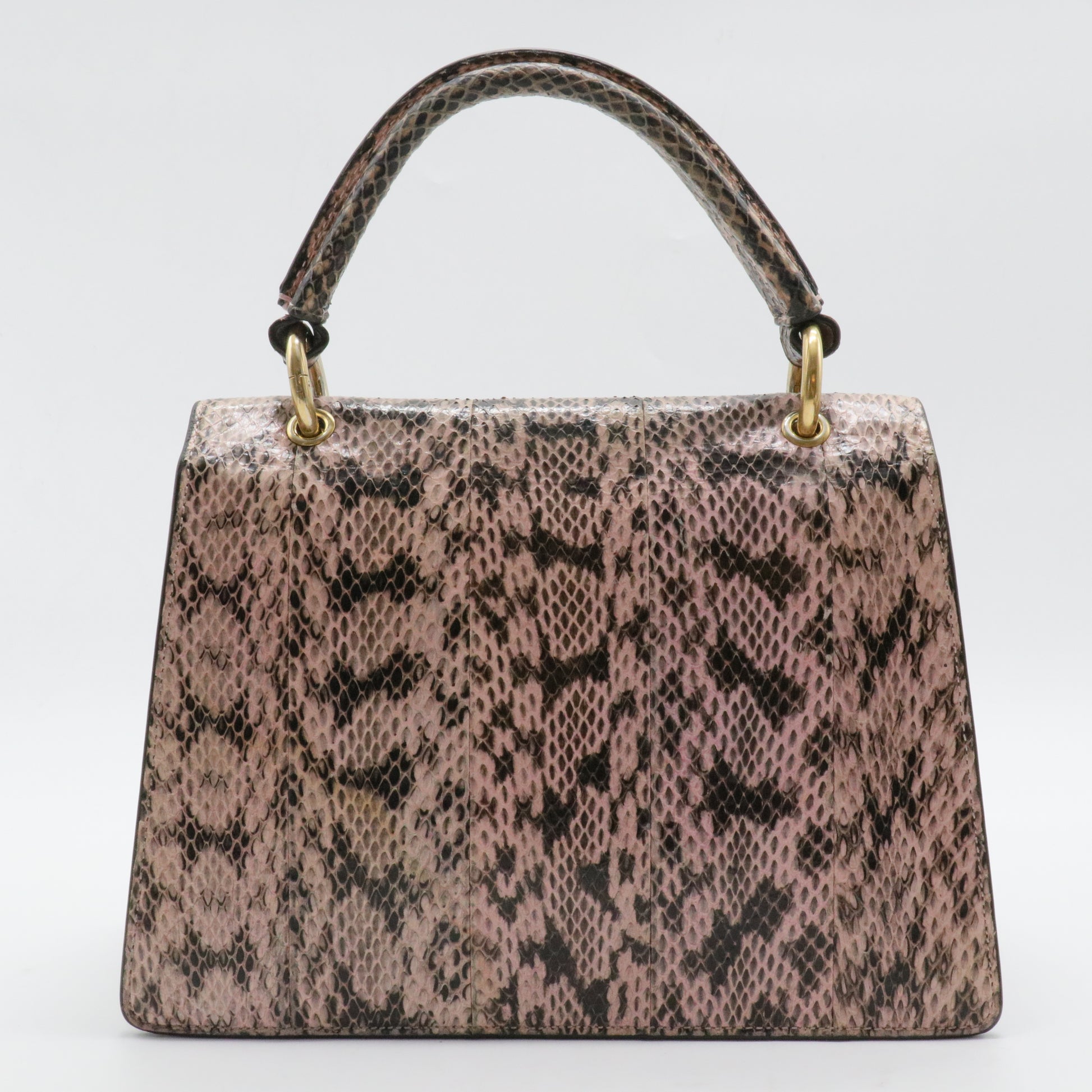 Small Python Queen Margaret Handle Bag