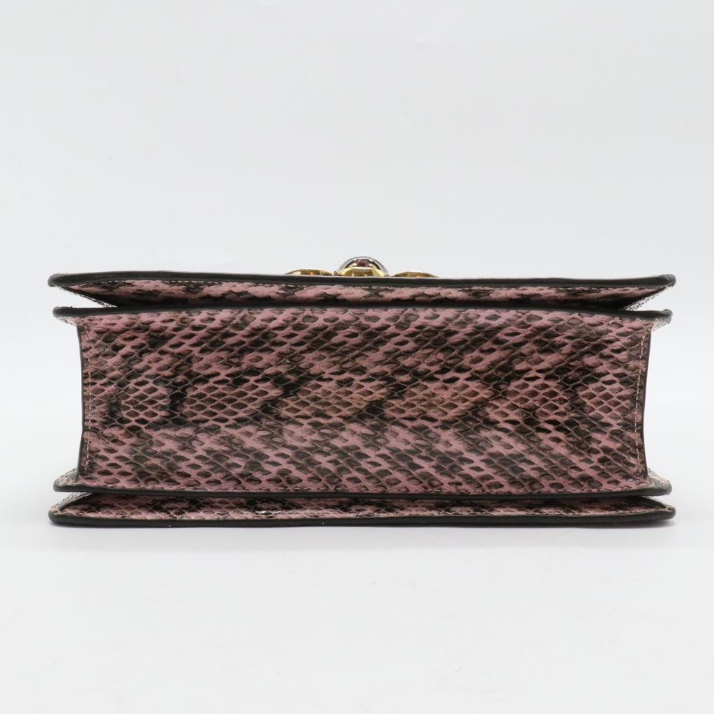 Small Python Queen Margaret Handle Bag