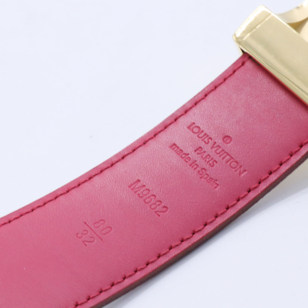 LV Cut Reversible Belt Monogram Multicolor
