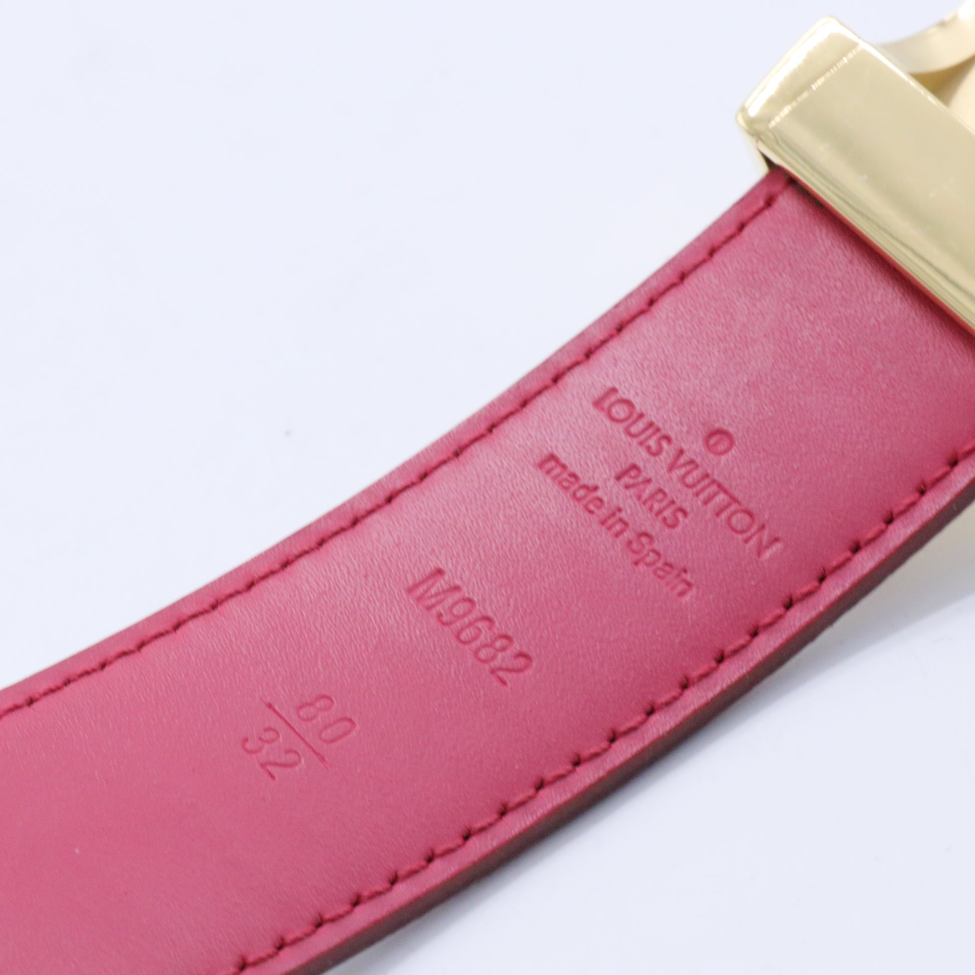 LV Cut Reversible Belt Monogram Multicolor