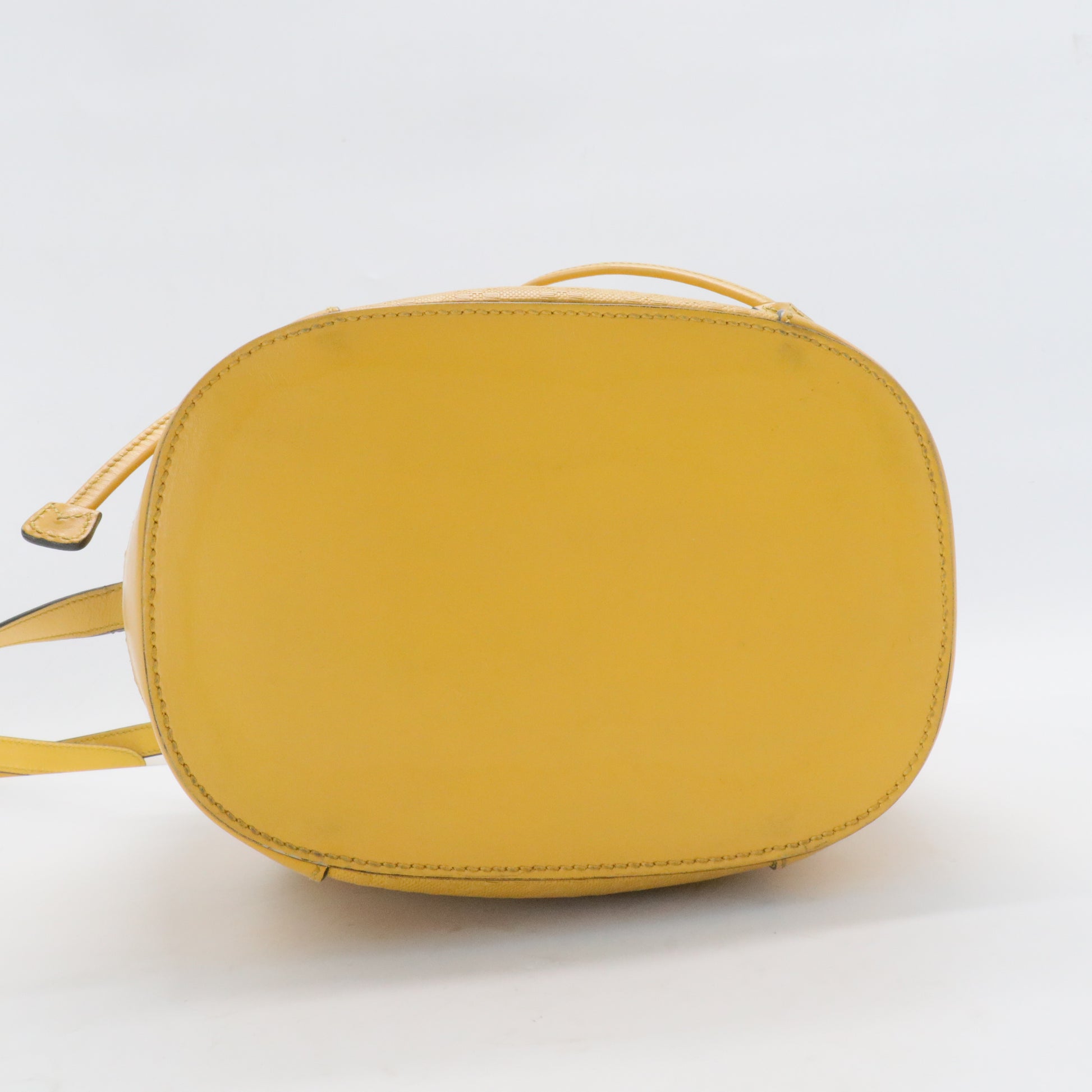 Bright Bucket Bag Diamante Leather Small