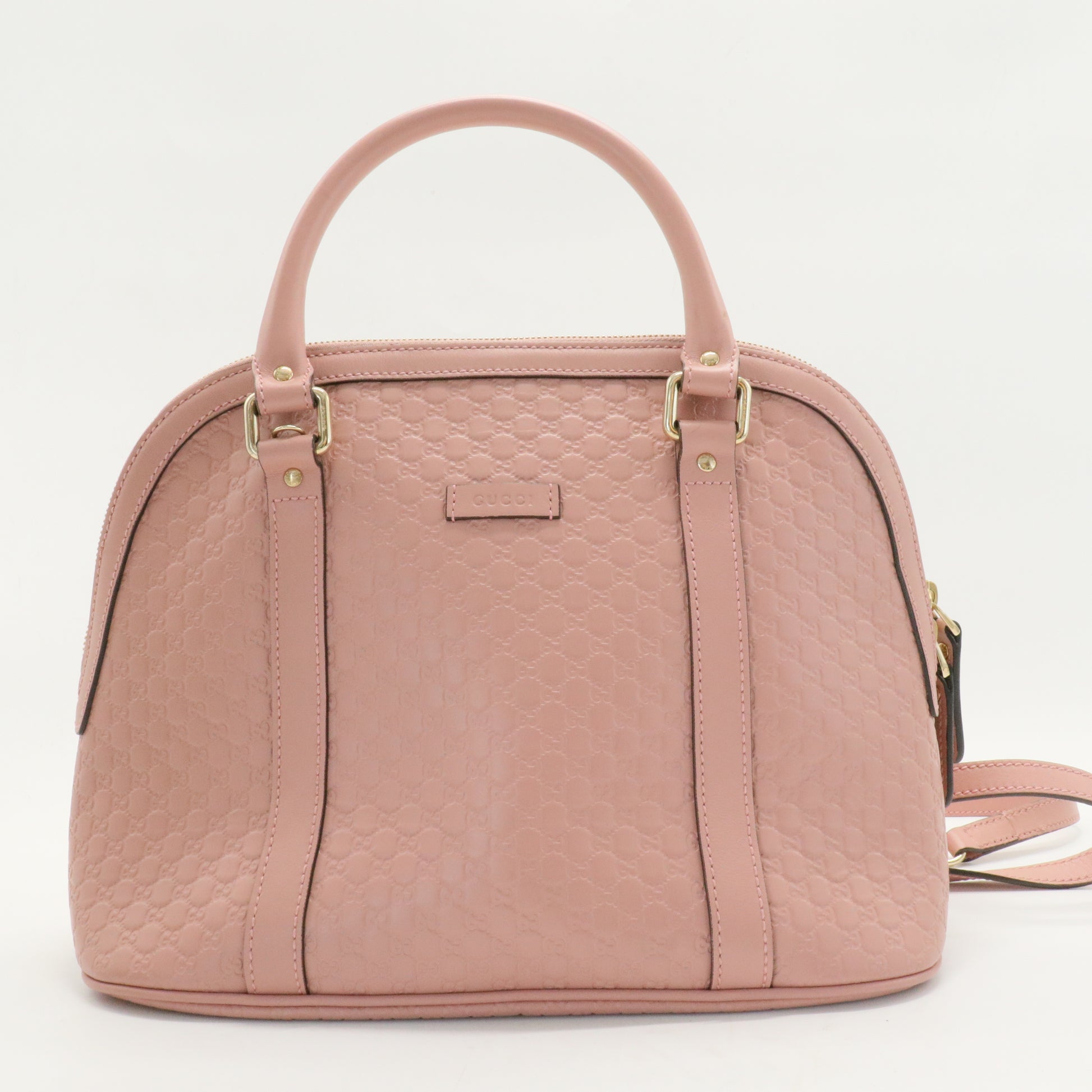 Dome Satchel Microguccissima Leather Small