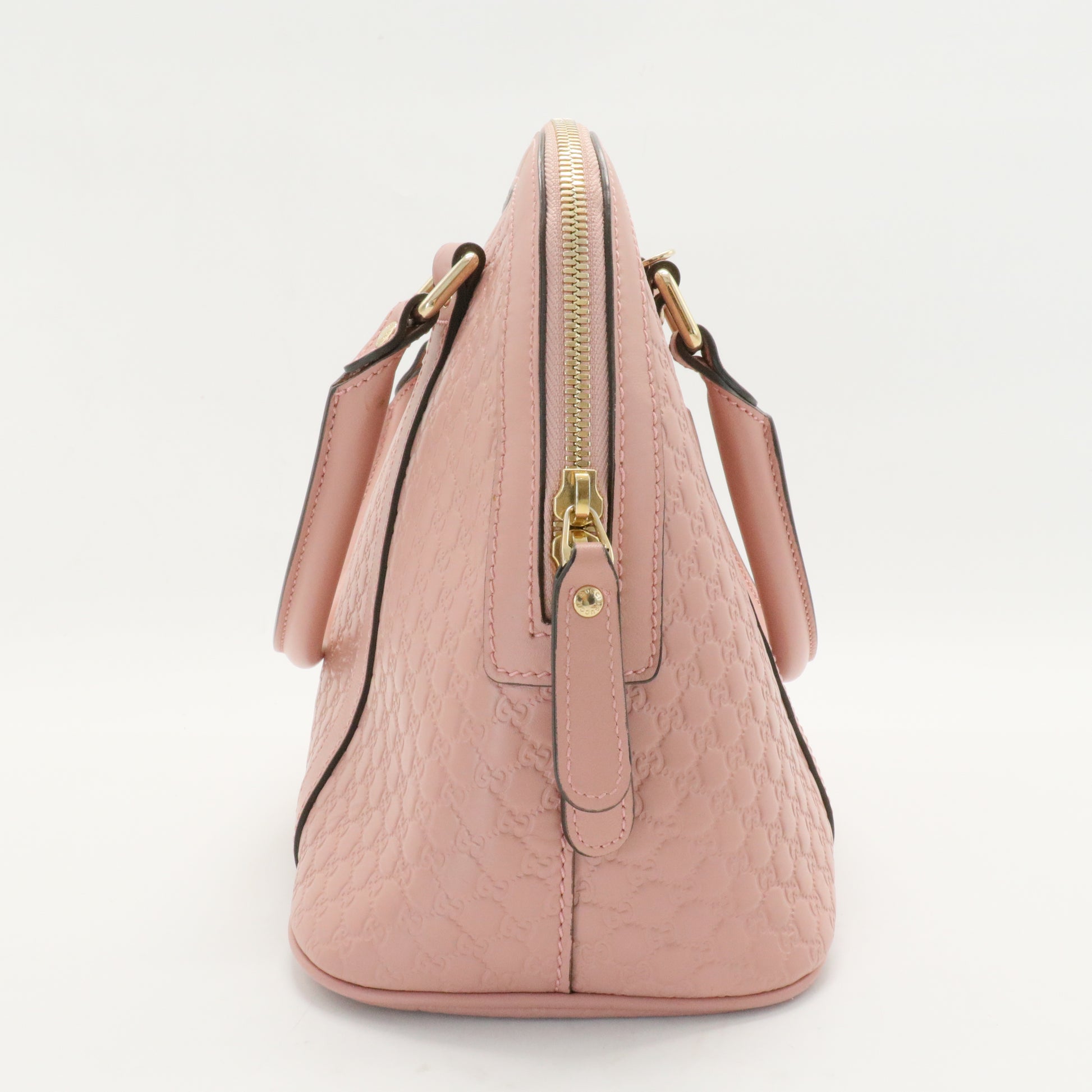 Dome Satchel Microguccissima Leather Small
