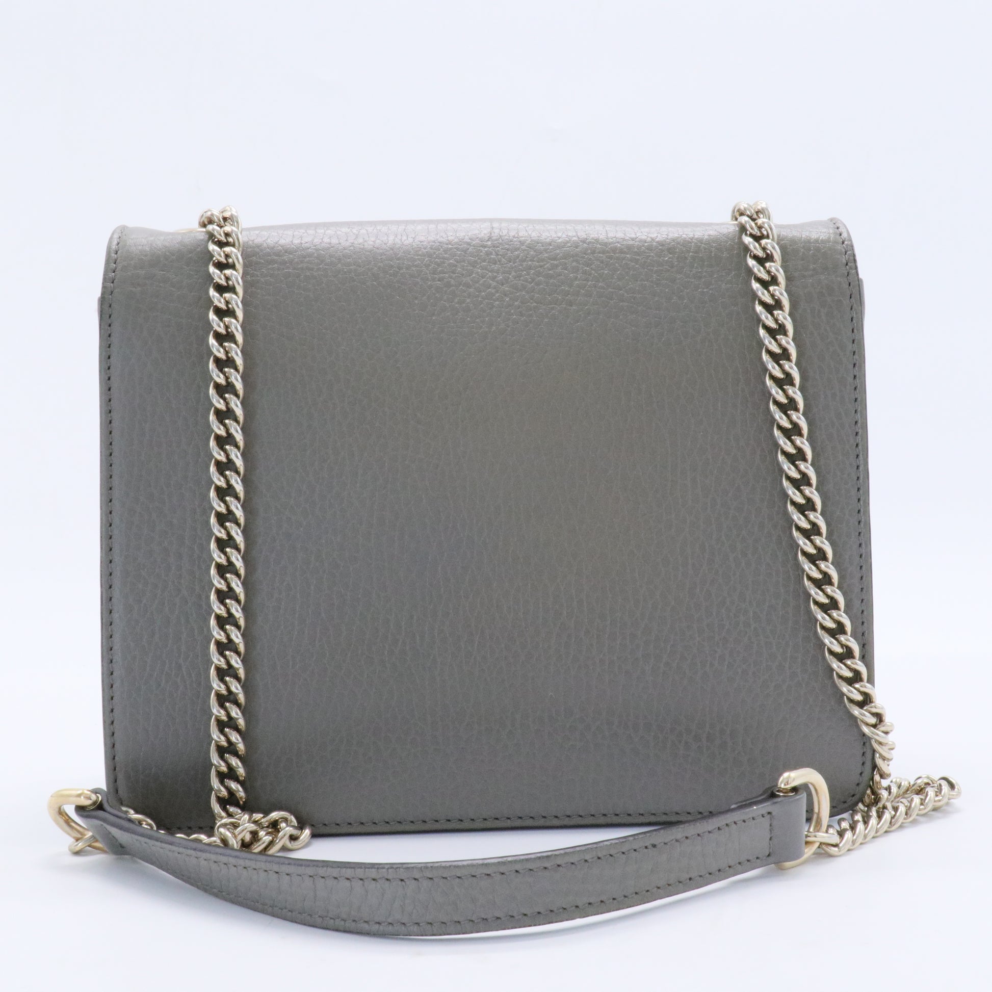 Interlocking Shoulder Bag Leather Small