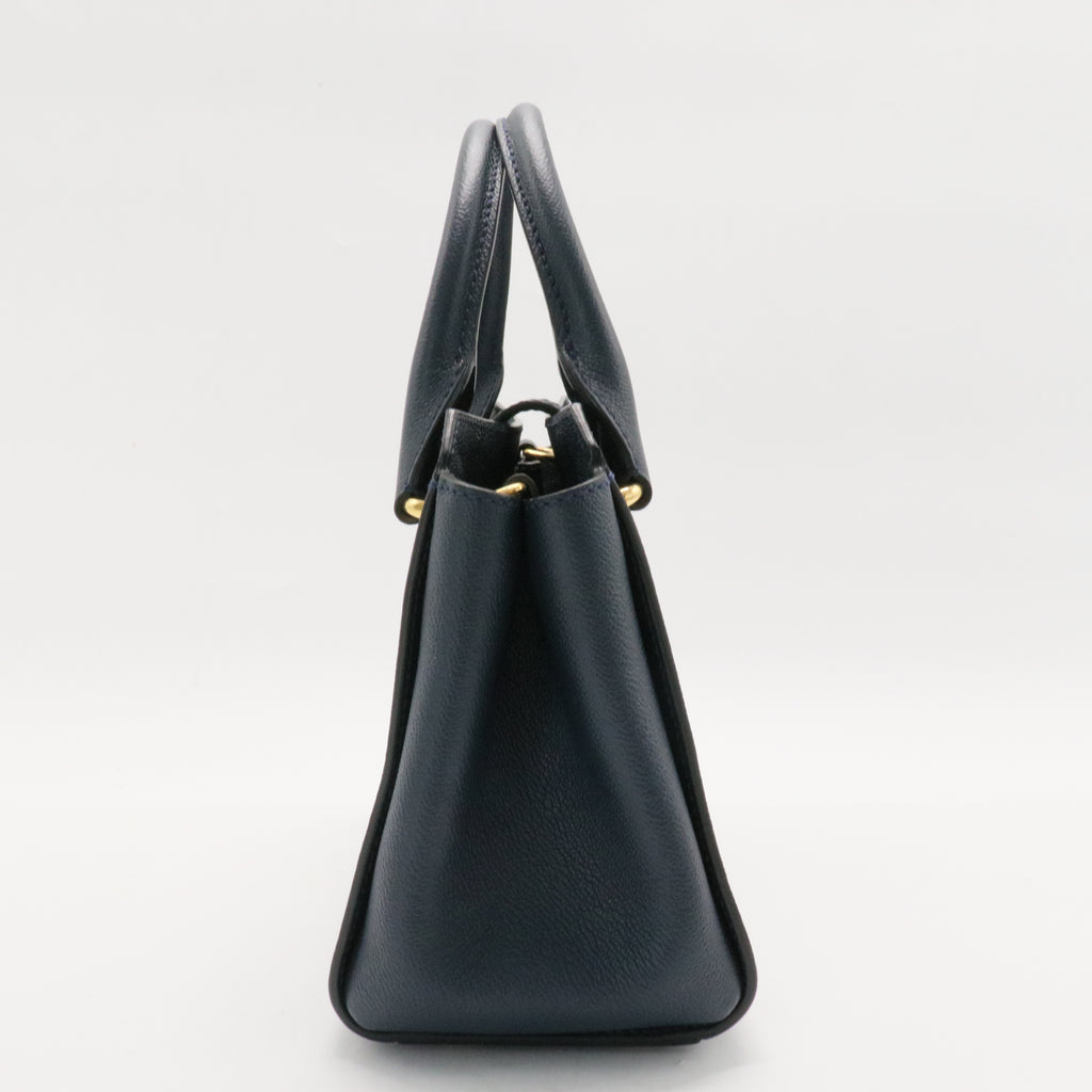 Buckle Tote Leather Small