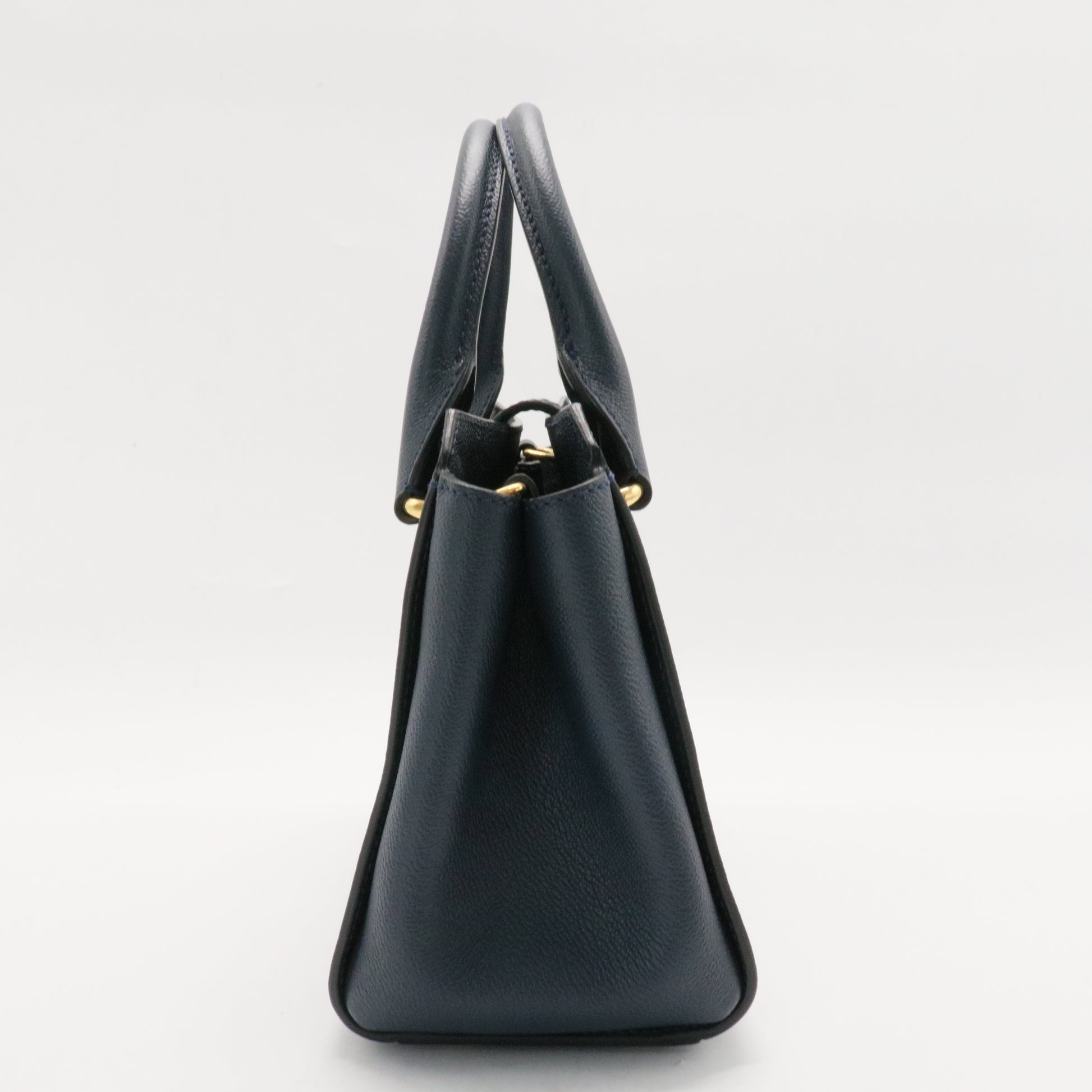 Buckle Tote Leather Small