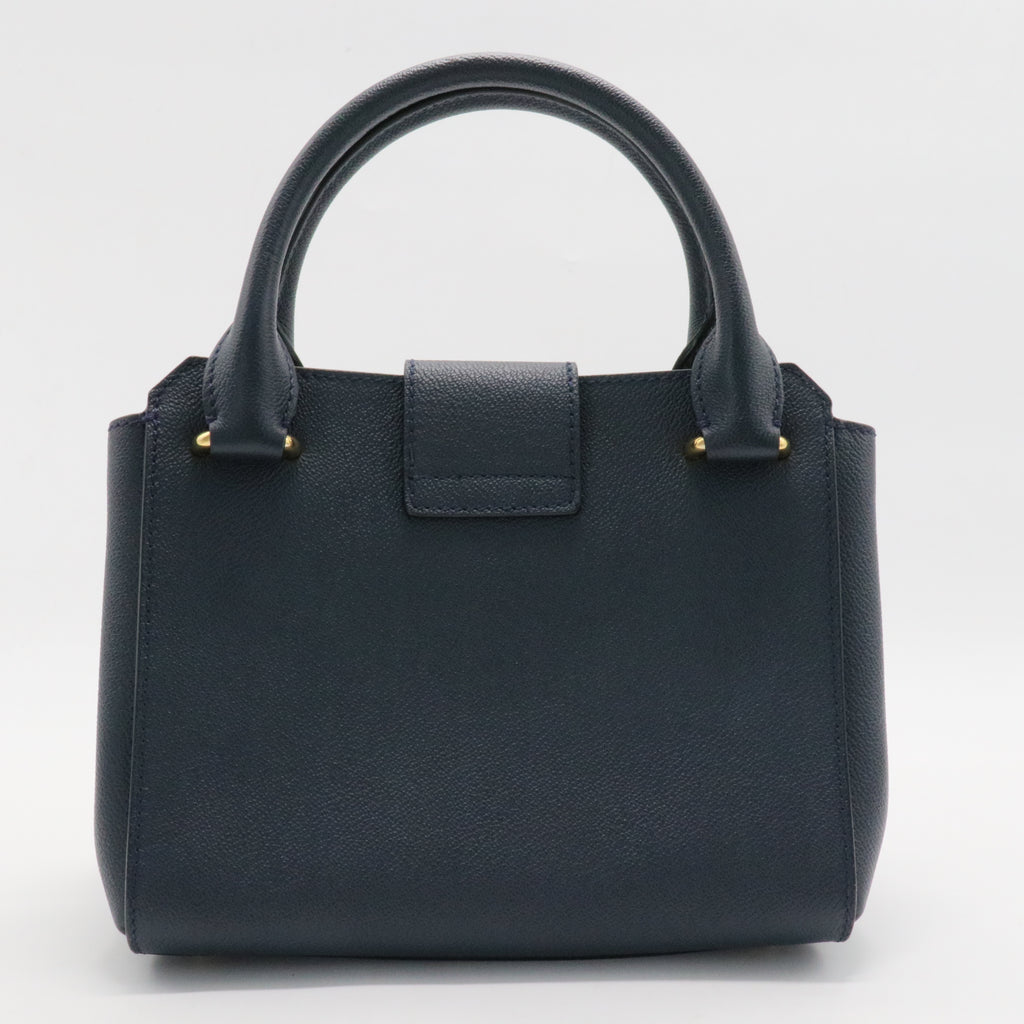 Buckle Tote Leather Small