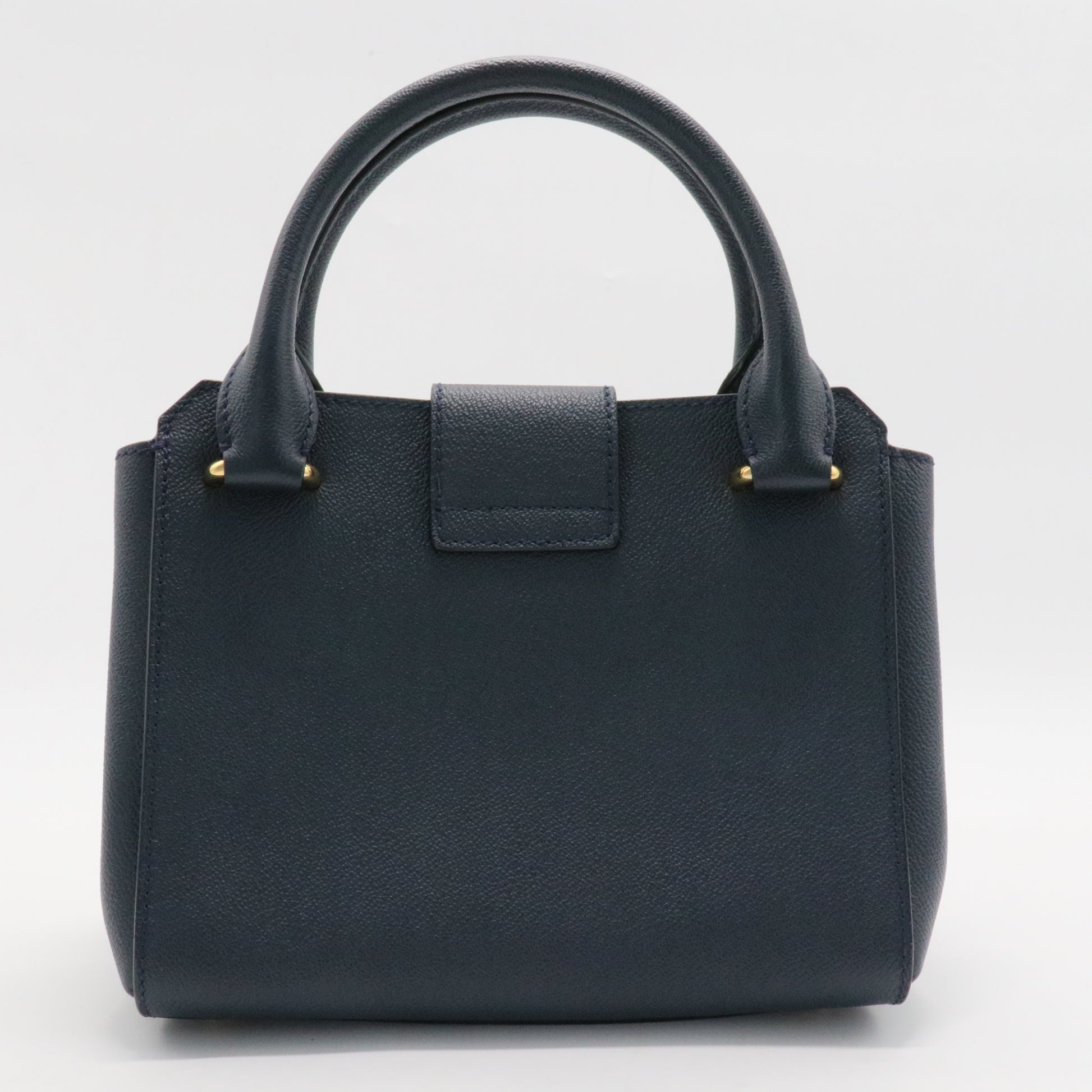 Buckle Tote Leather Small