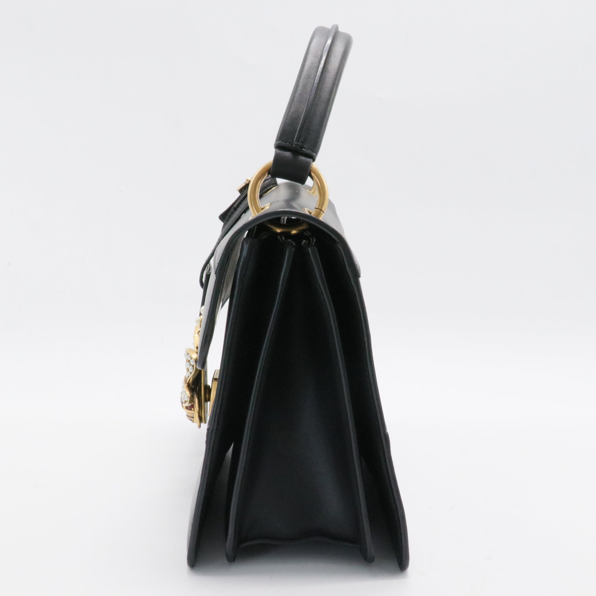 Queen Margaret Top Handle Bag Leather Small