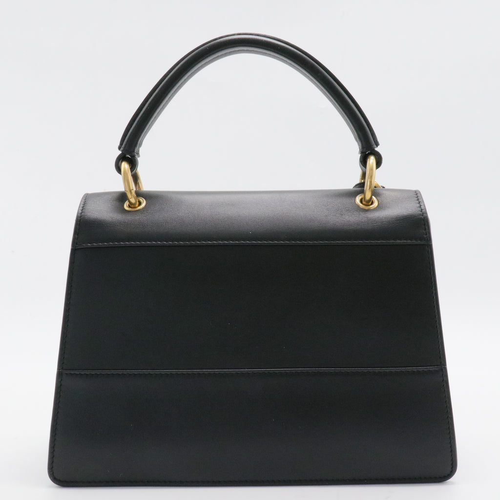 Queen Margaret Top Handle Bag Leather Small