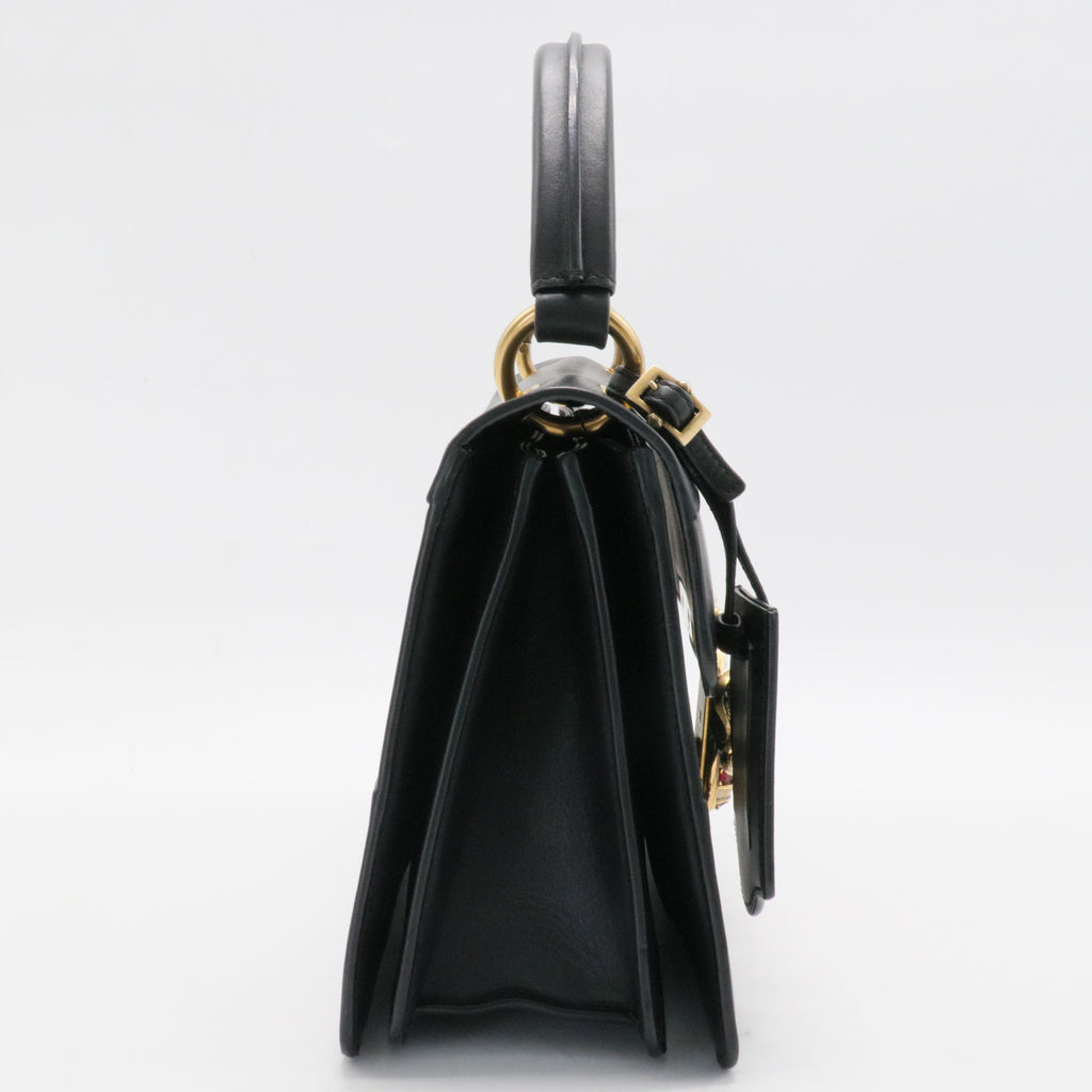 Queen Margaret Top Handle Bag Leather Small