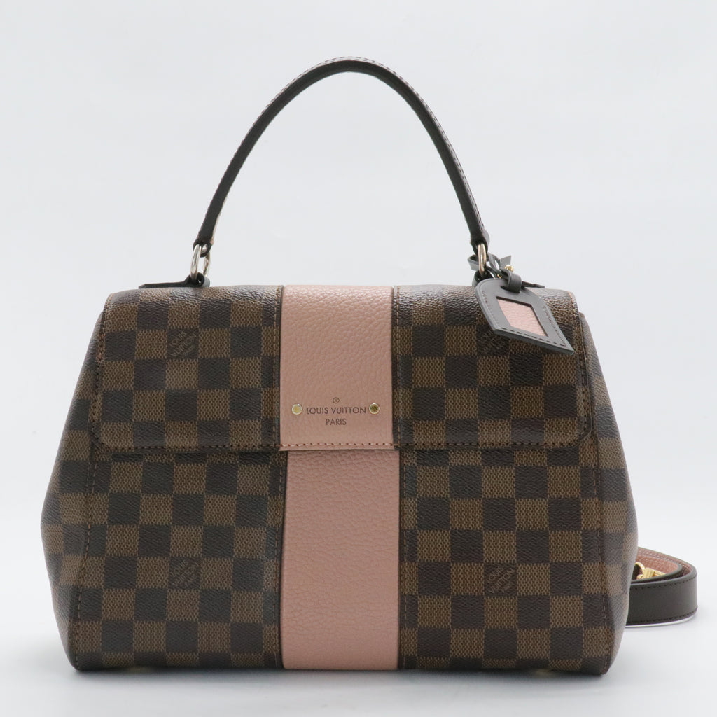 Bond Street Handbag Damier with Leather MM