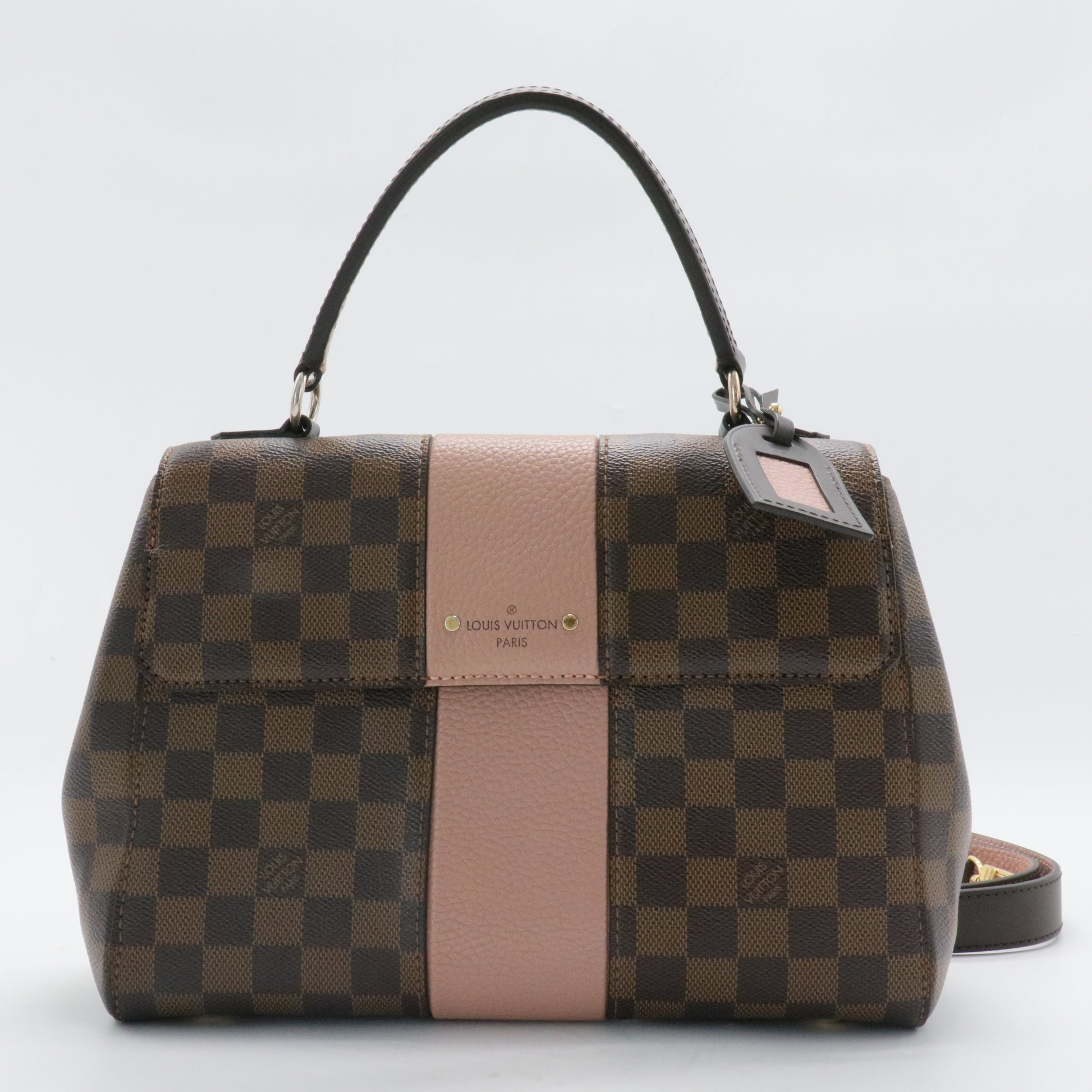 Bond Street Handbag Damier with Leather MM