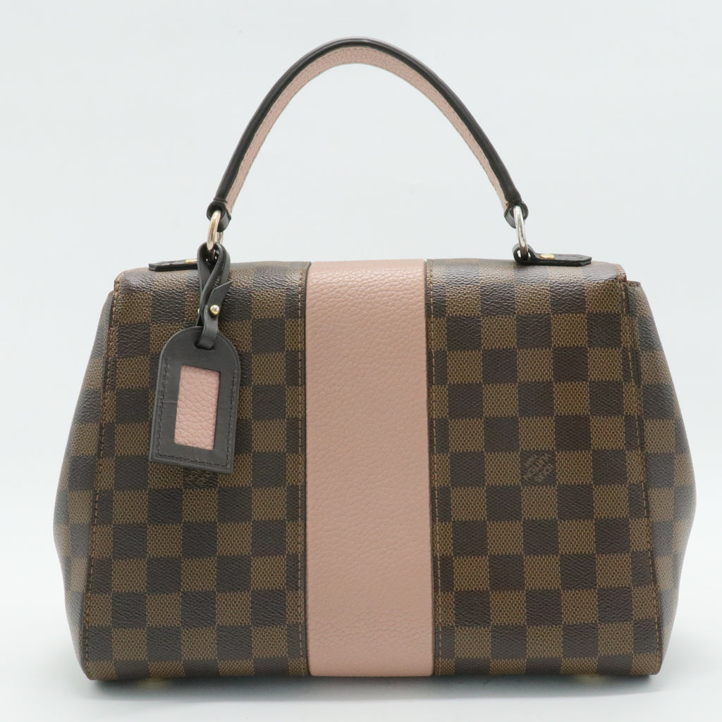 Bond Street Handbag Damier with Leather MM