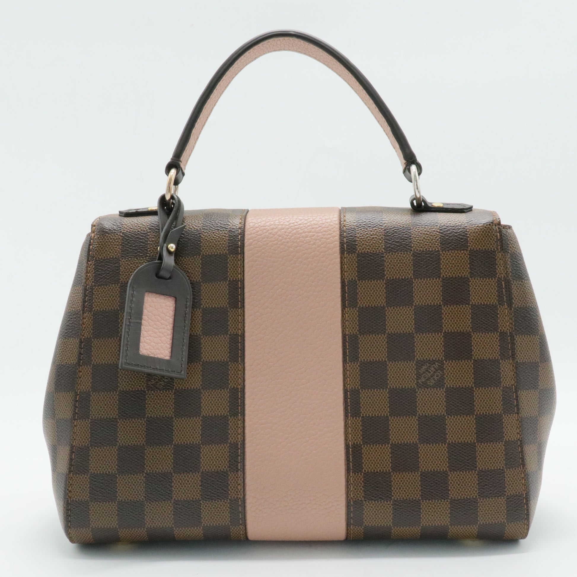 Bond Street Handbag Damier with Leather MM