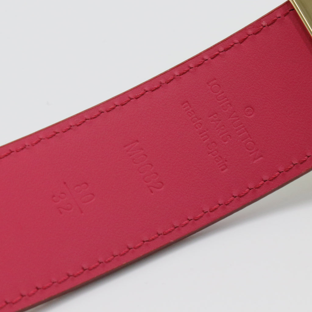 LV Cut Reversible Belt Monogram Multicolor