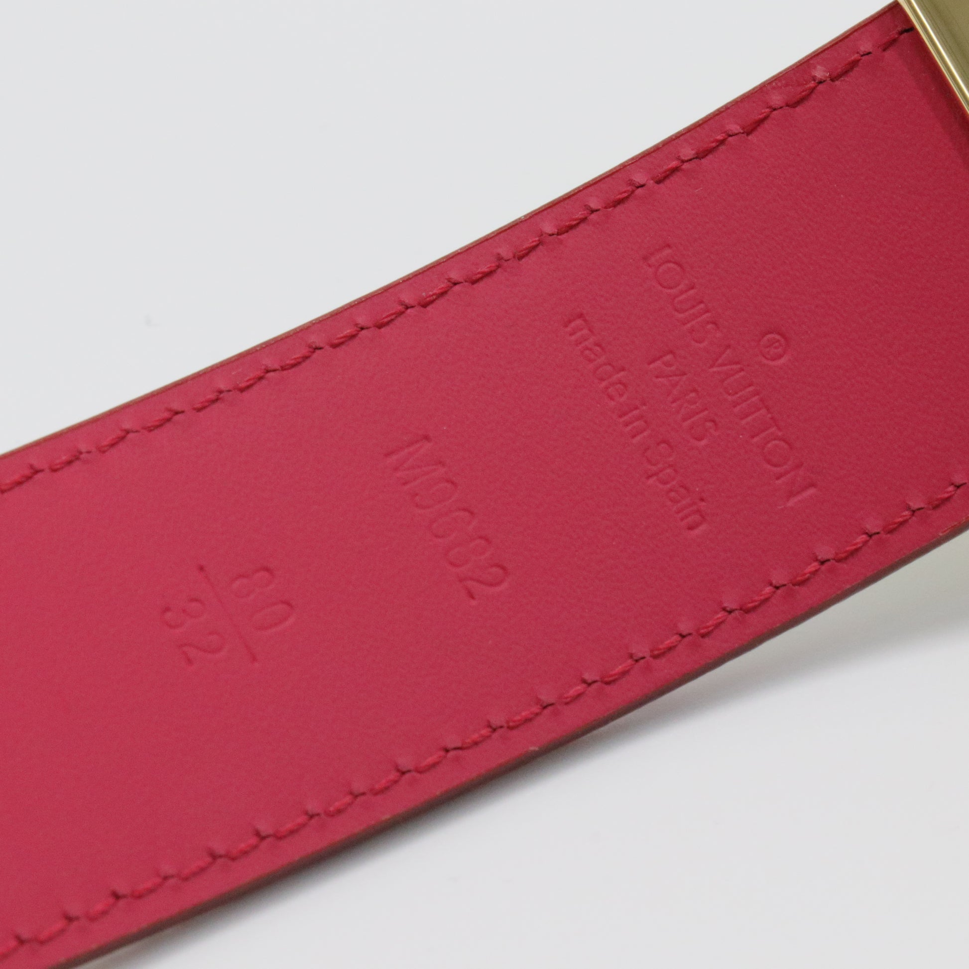 LV Cut Reversible Belt Monogram Multicolor