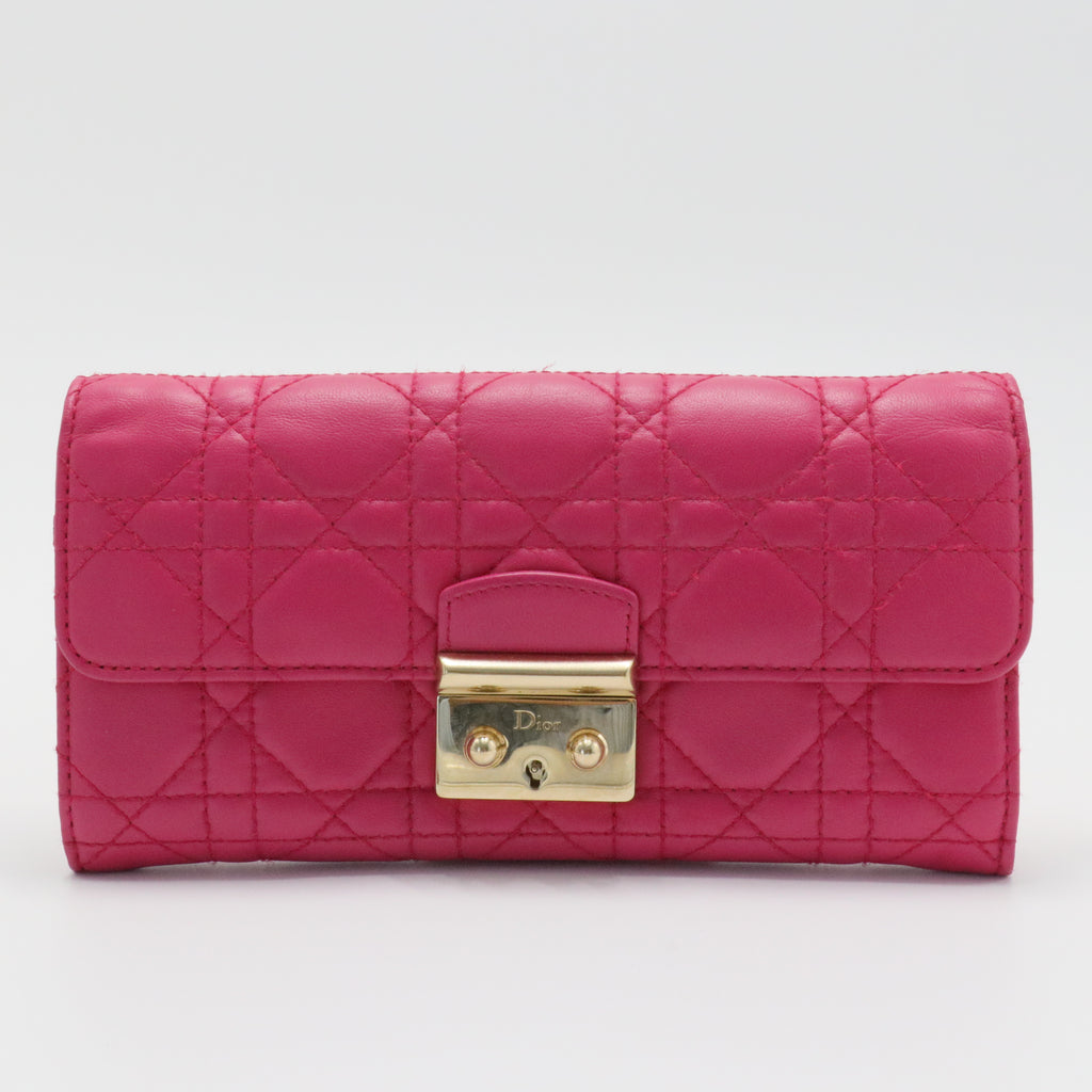 Miss Dior Rendez Vous Chain Wallet Cannage Quilt Lambskin