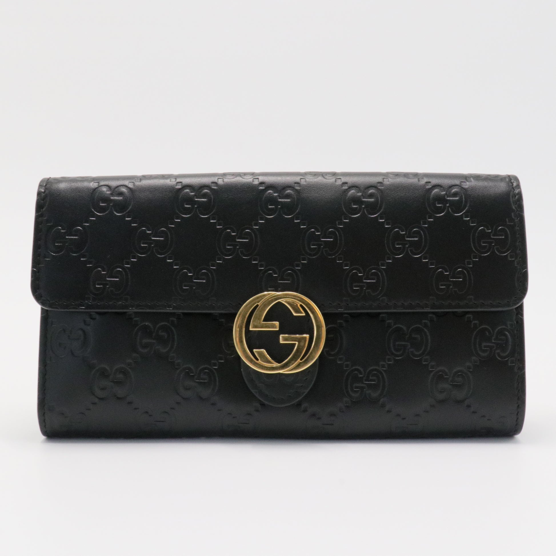 Icon Continental Wallet Guccissima Leather