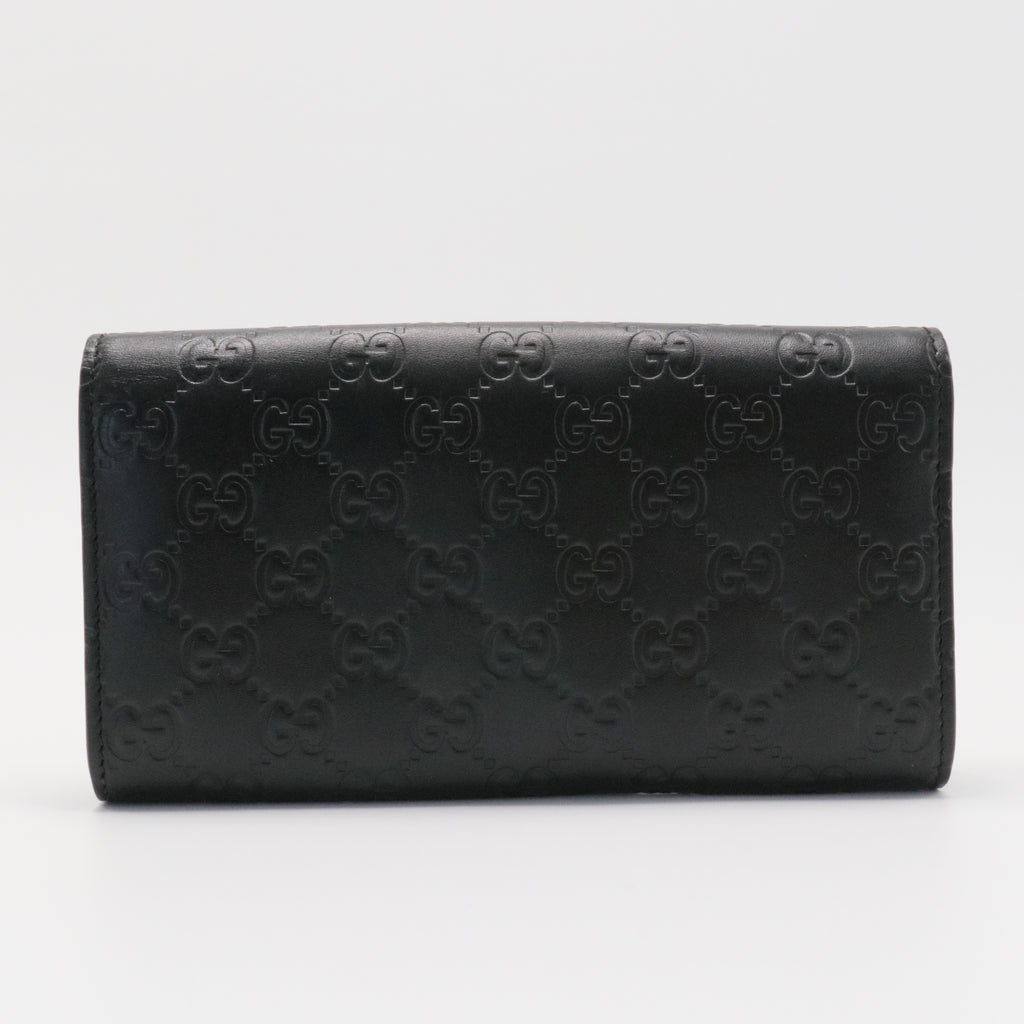 Icon Continental Wallet Guccissima Leather