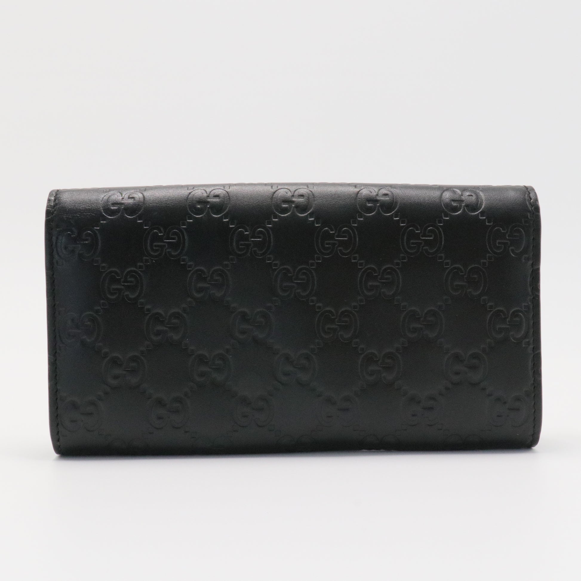 Icon Continental Wallet Guccissima Leather