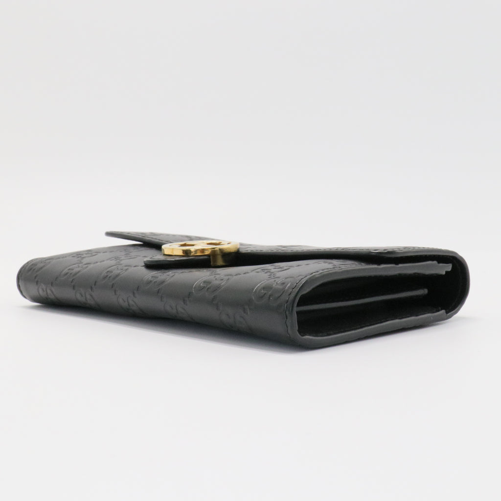 Icon Continental Wallet Guccissima Leather