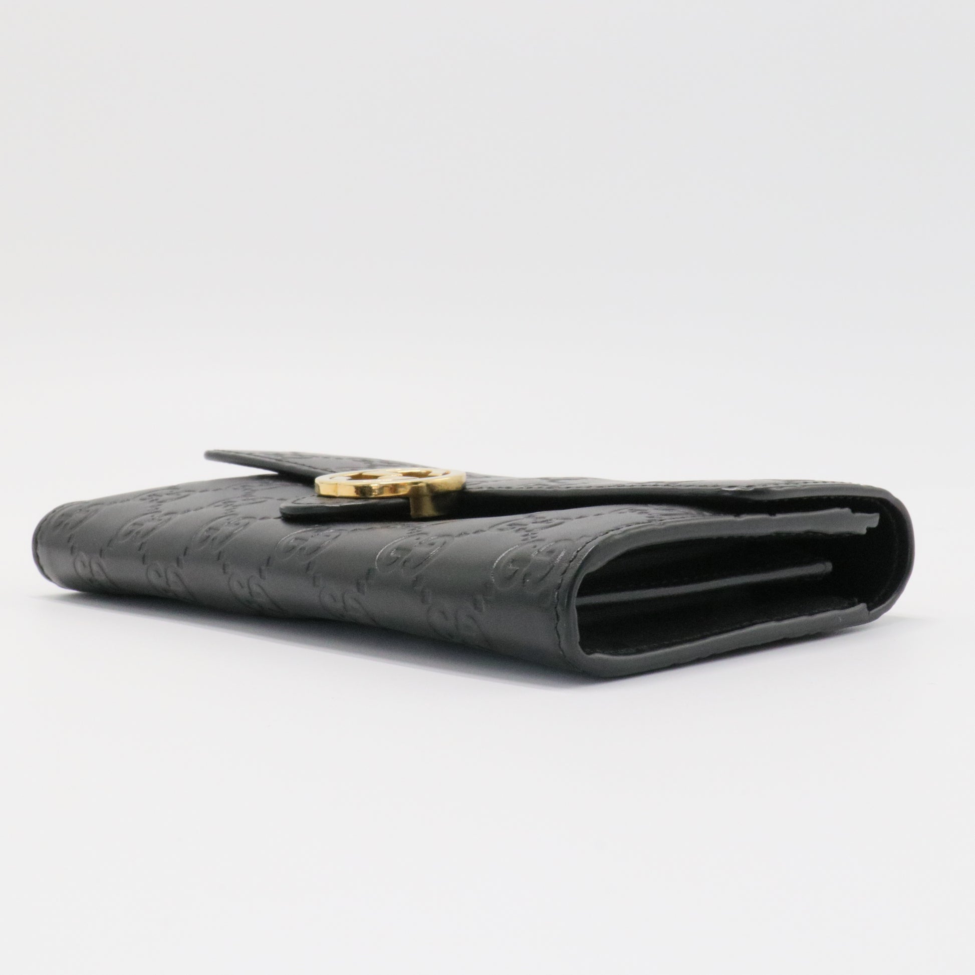 Icon Continental Wallet Guccissima Leather