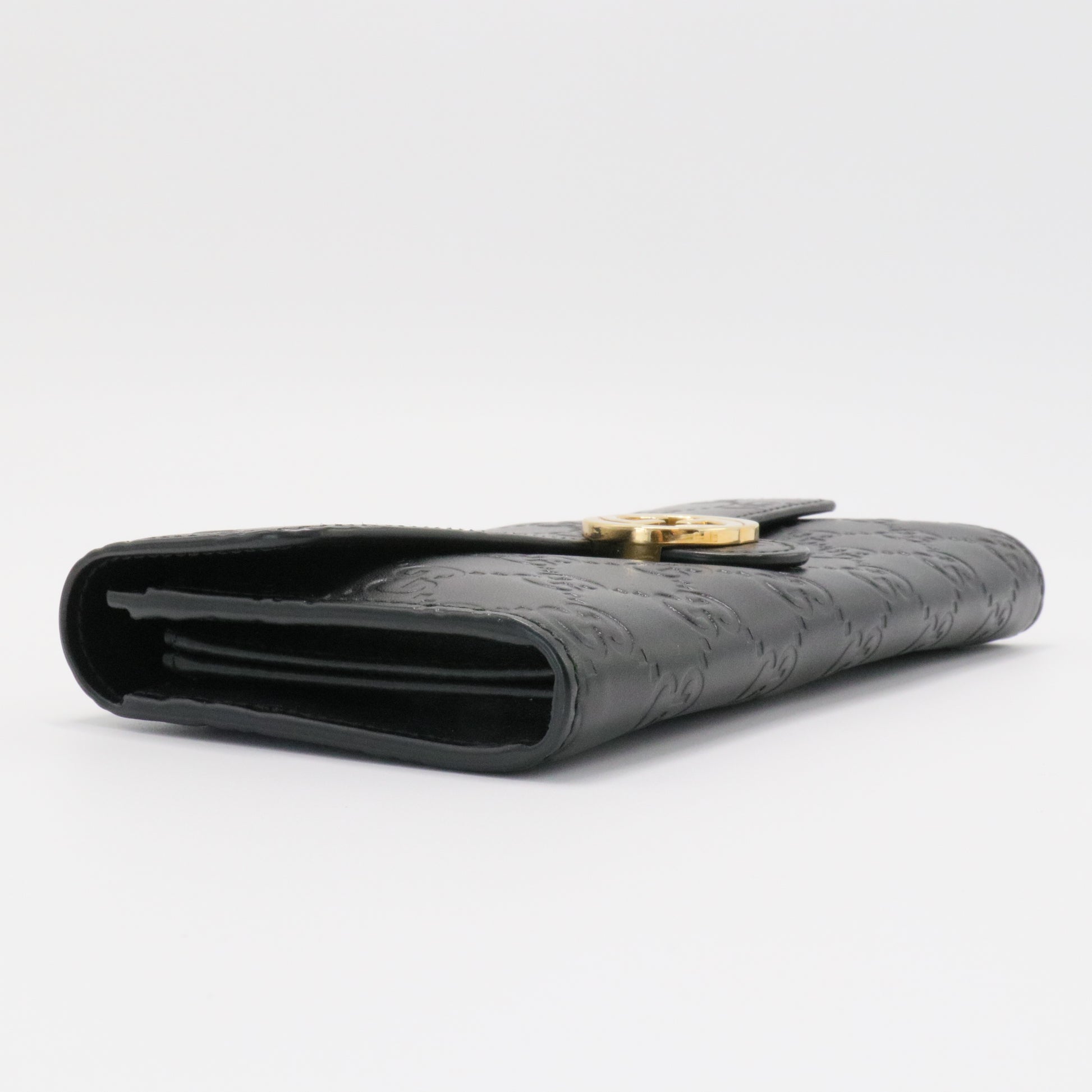 Icon Continental Wallet Guccissima Leather