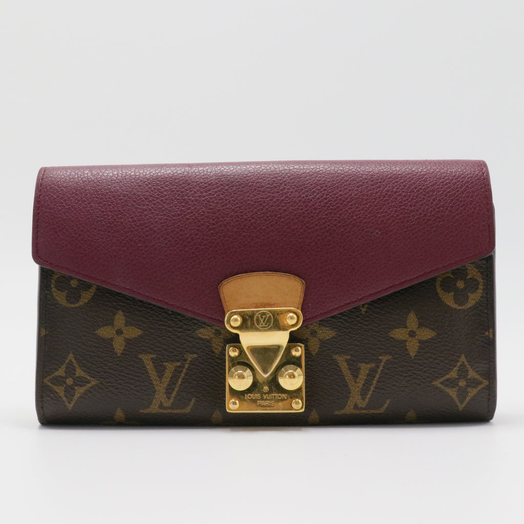 Pallas Wallet Monogram Canvas and Calfskin