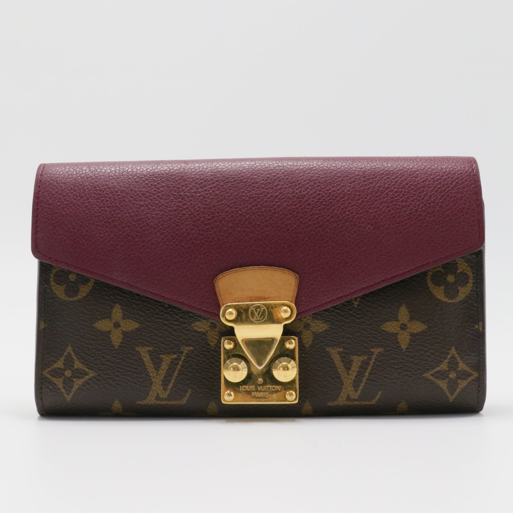 Pallas Wallet Monogram Canvas and Calfskin