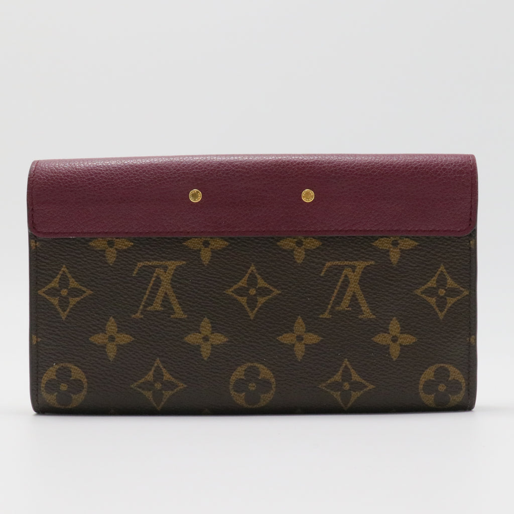 Pallas Wallet Monogram Canvas and Calfskin