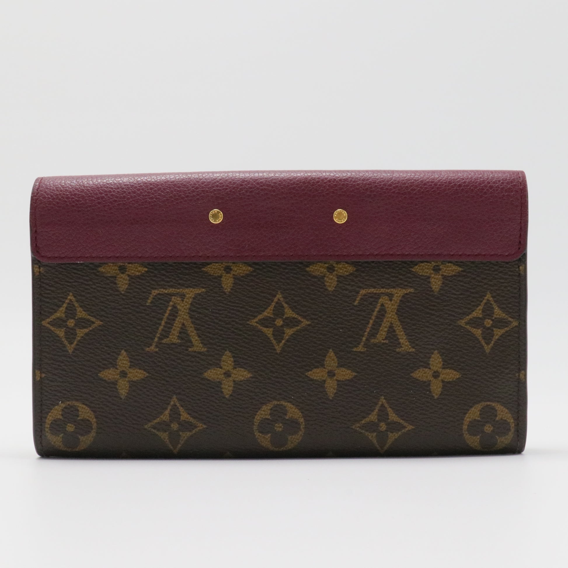 Pallas Wallet Monogram Canvas and Calfskin