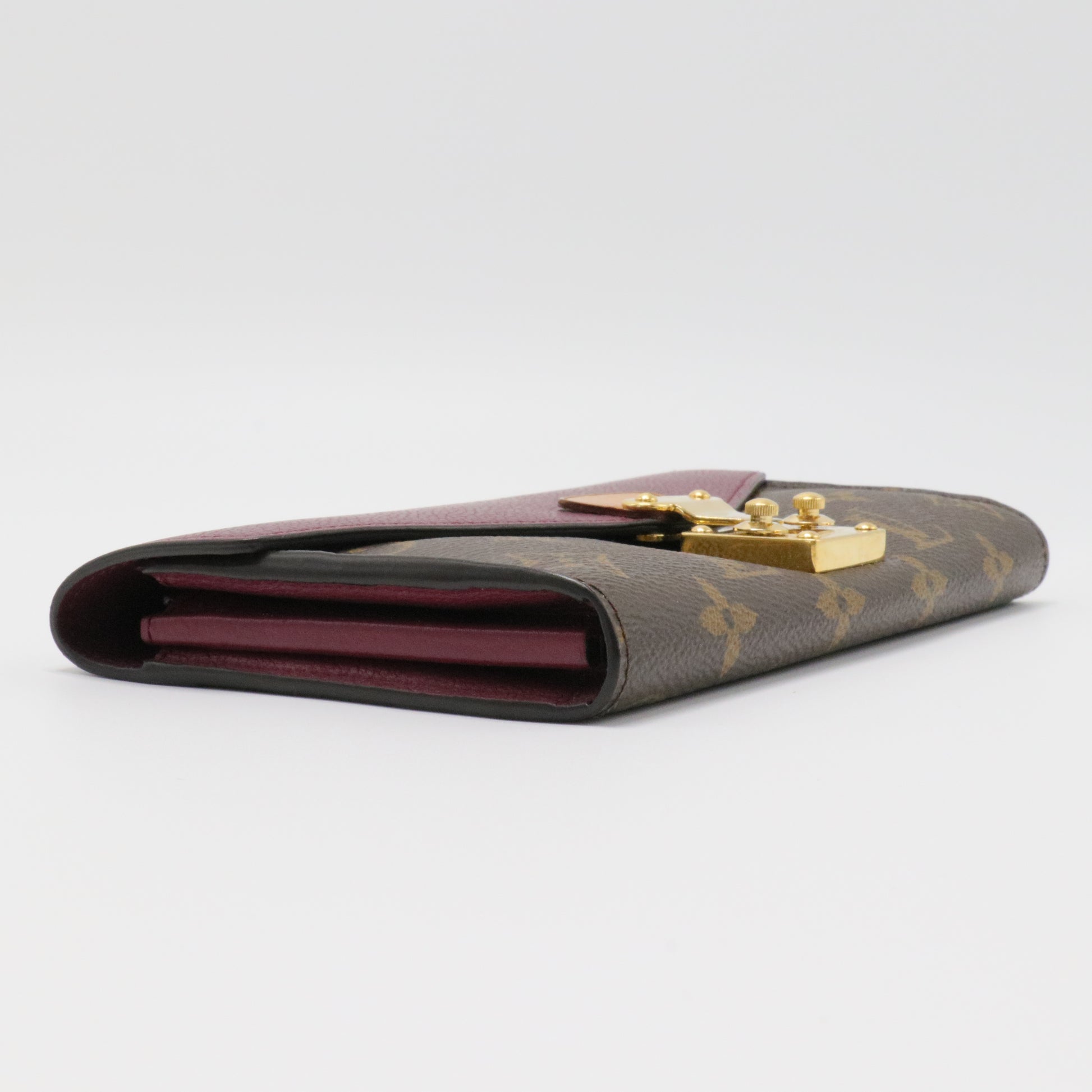 Pallas Wallet Monogram Canvas and Calfskin