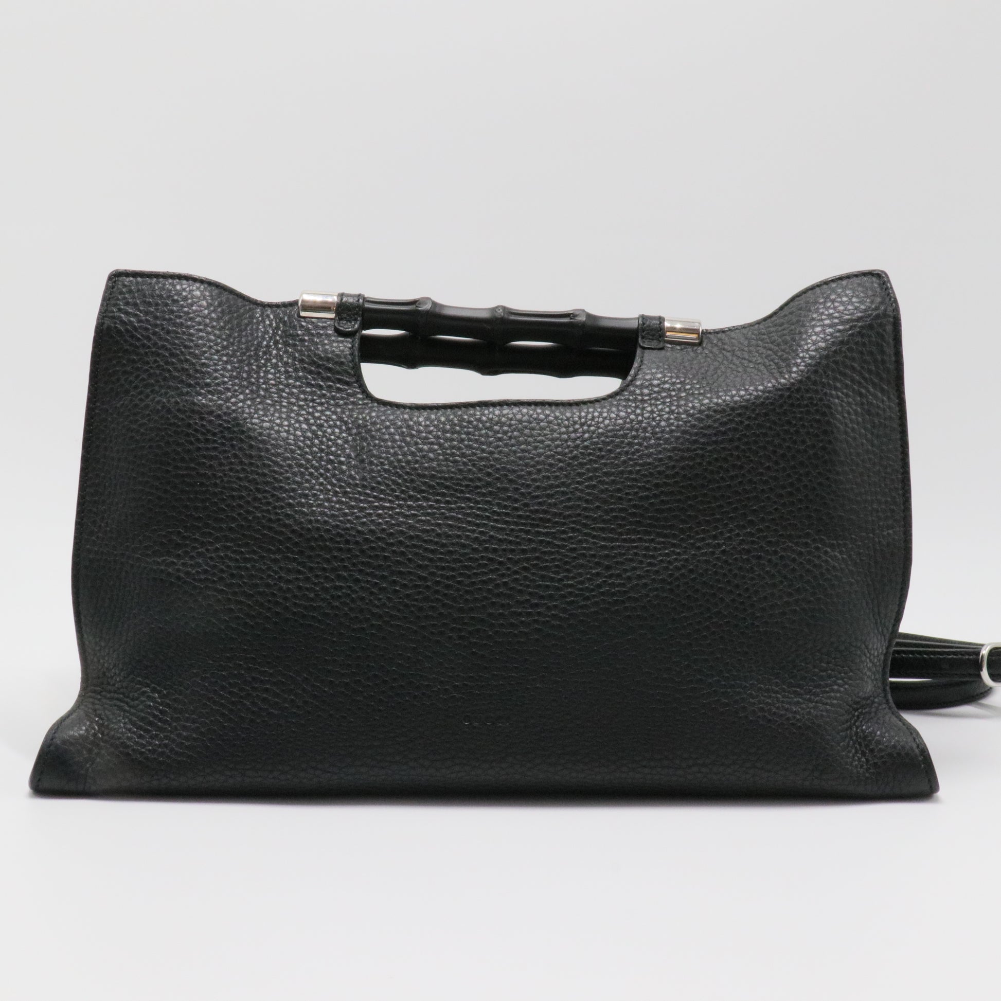 Bamboo Daily Tote Leather Wide