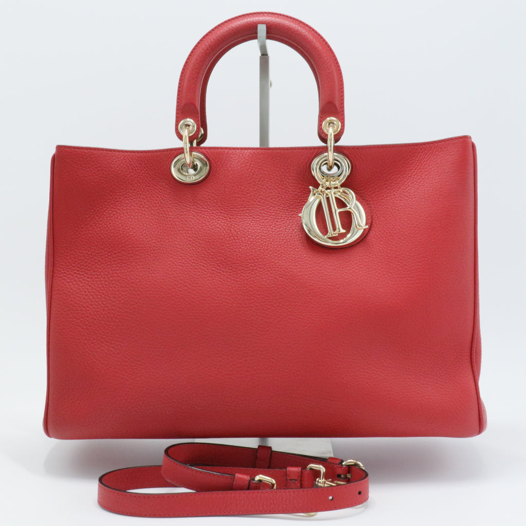 Diorissimo Tote Pebbled Leather Large