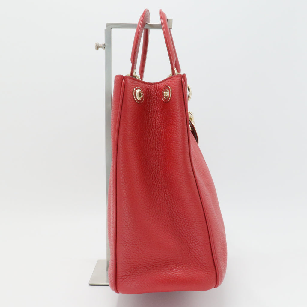 Diorissimo Tote Pebbled Leather Large